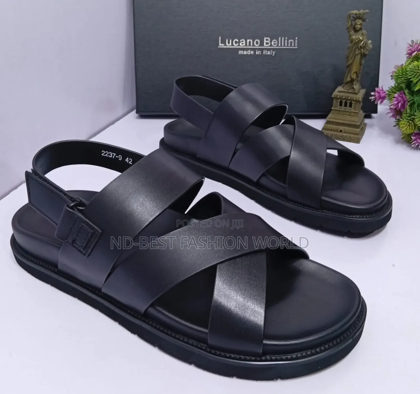 Men's Leather Italian Sandals