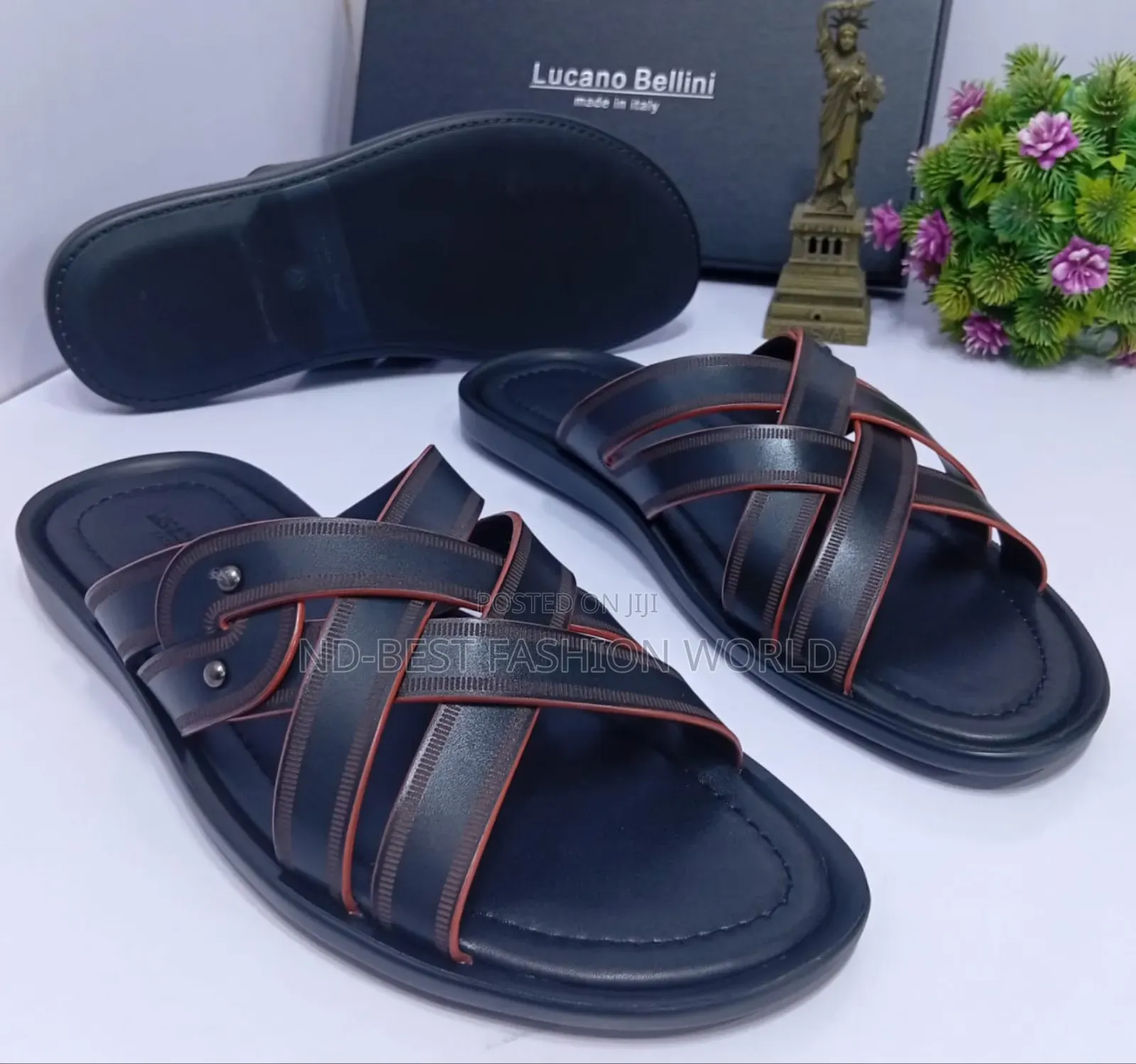 Men's Leather Italian Sandals