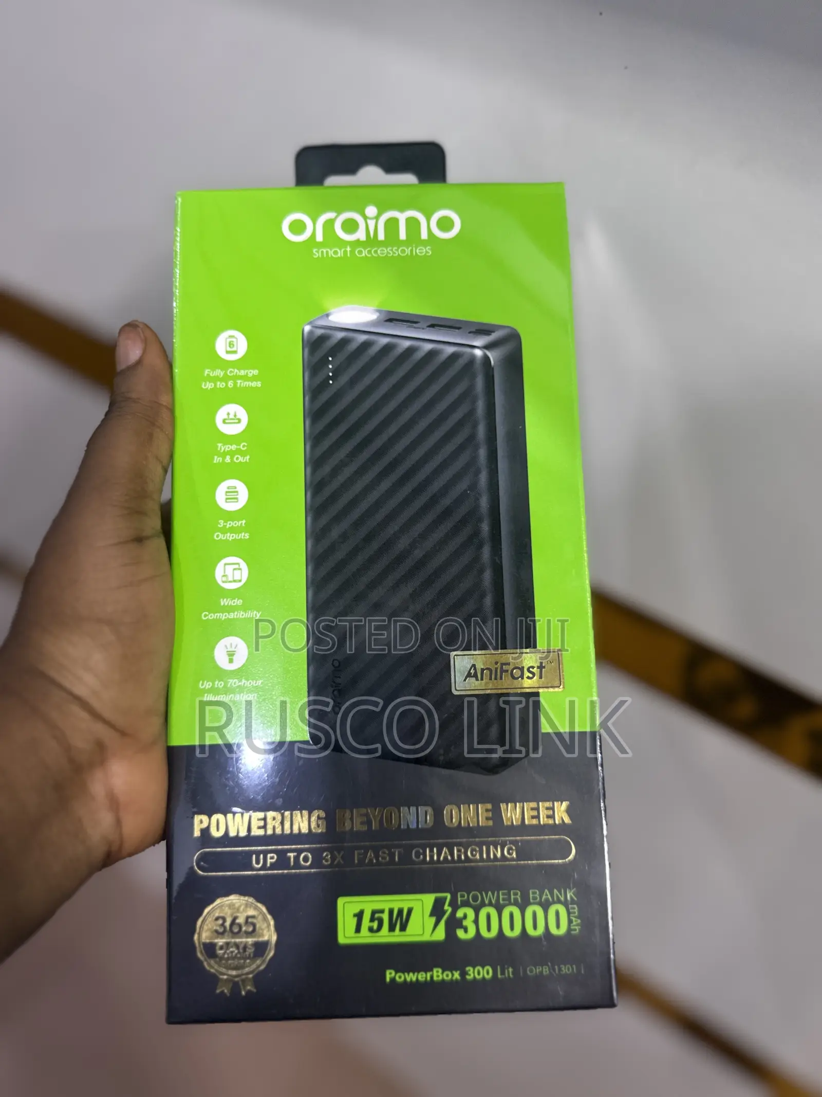 30000 Mah Oraimo Power Bank
