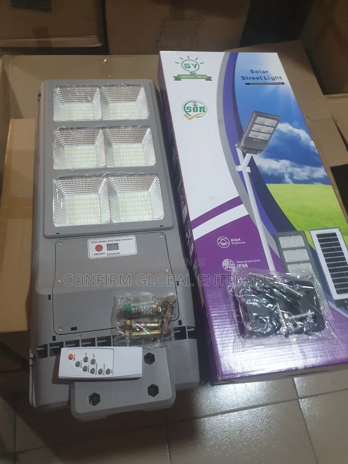 New Model 6 Eyes Solar Street Light
