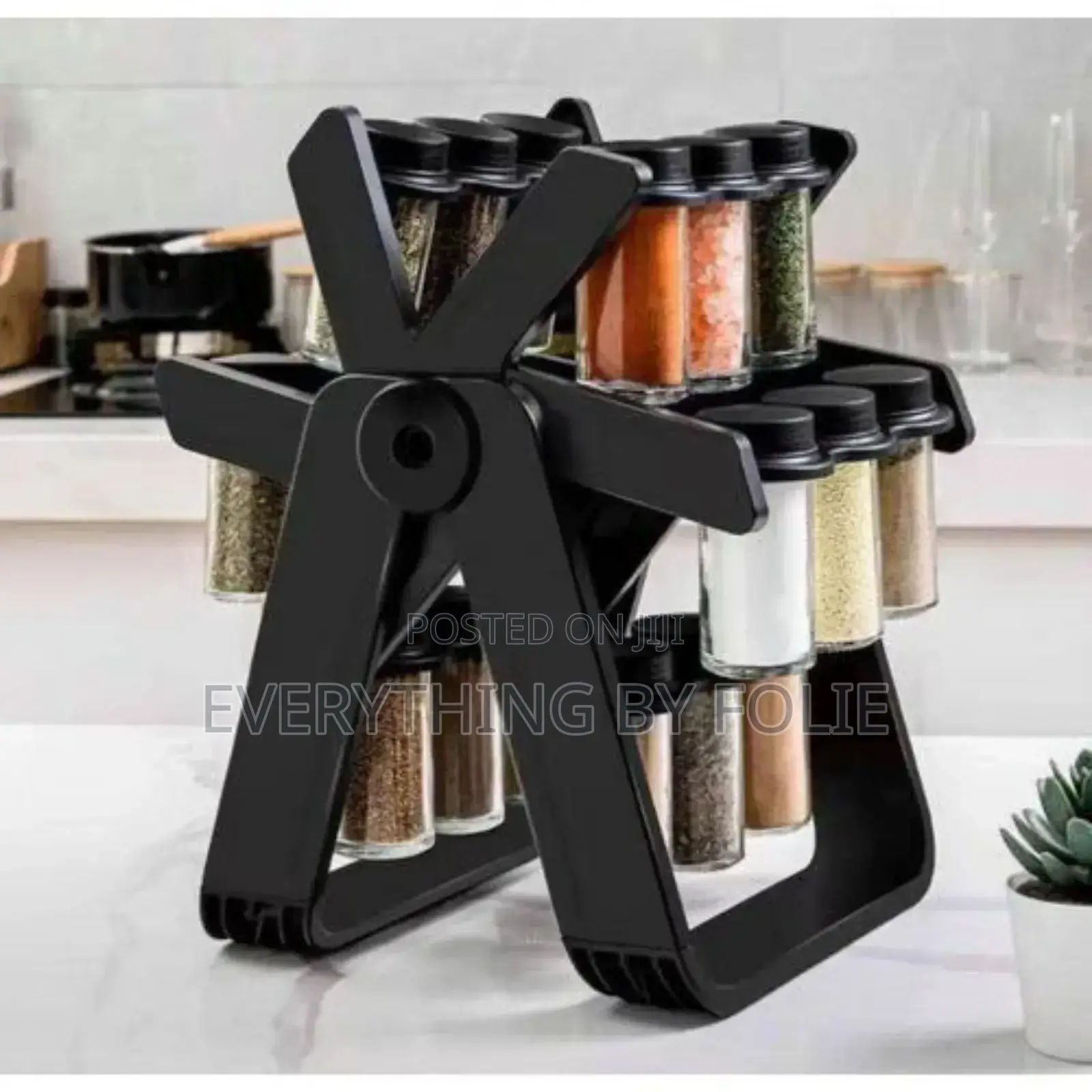 18jar Rotating Spice Rack