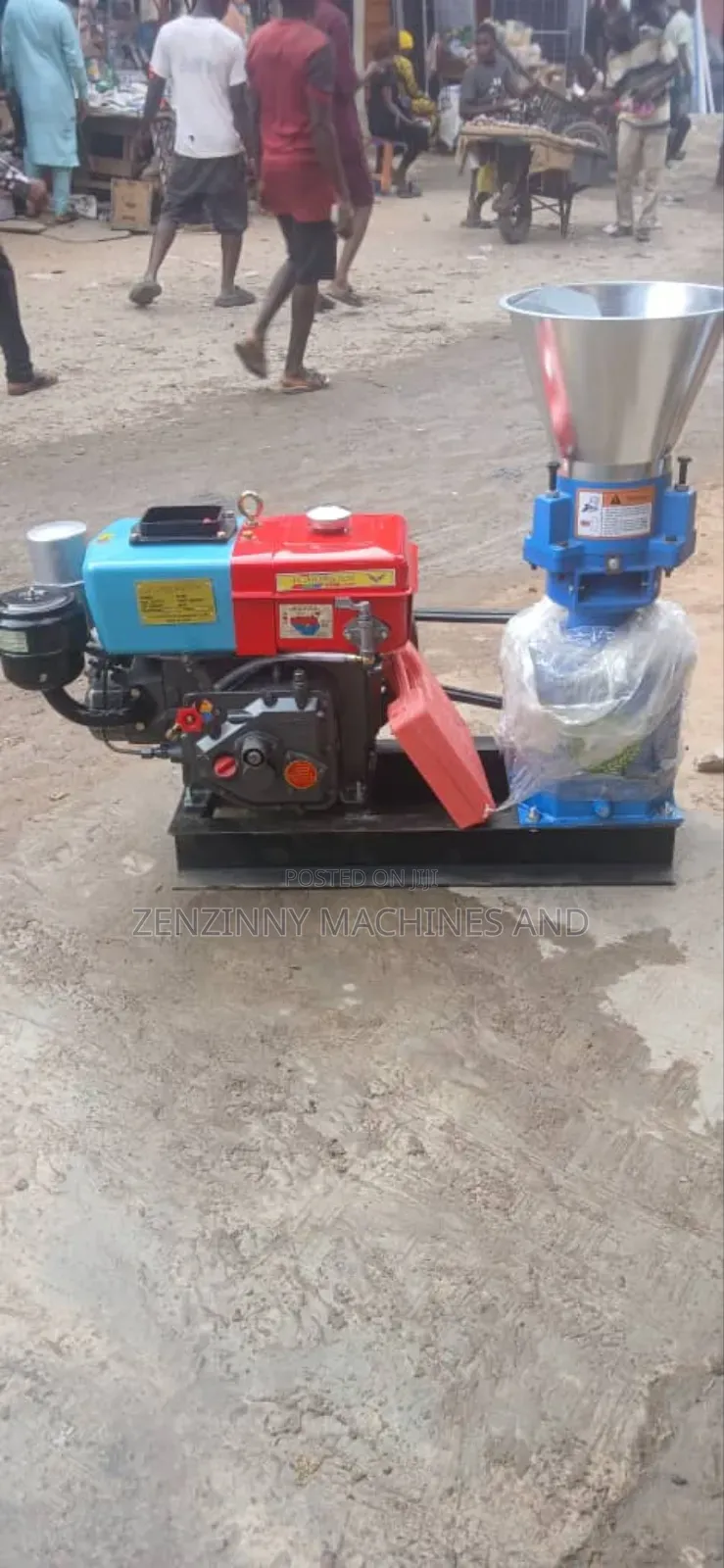 Pellet Machine With 3 Roller 150kg/Hour