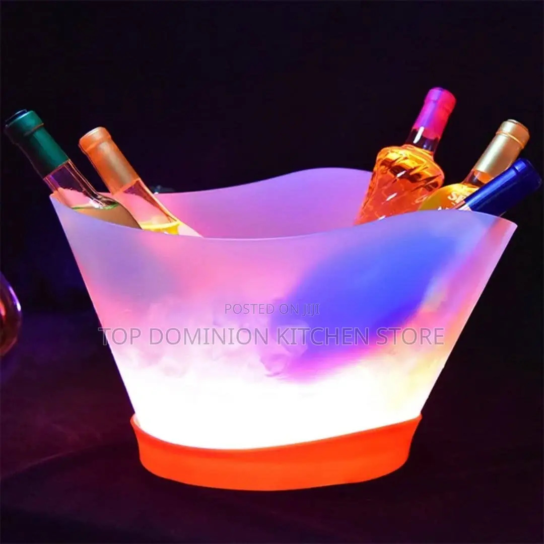 Rechargeable Led Transparent Wine Cooling Bowl