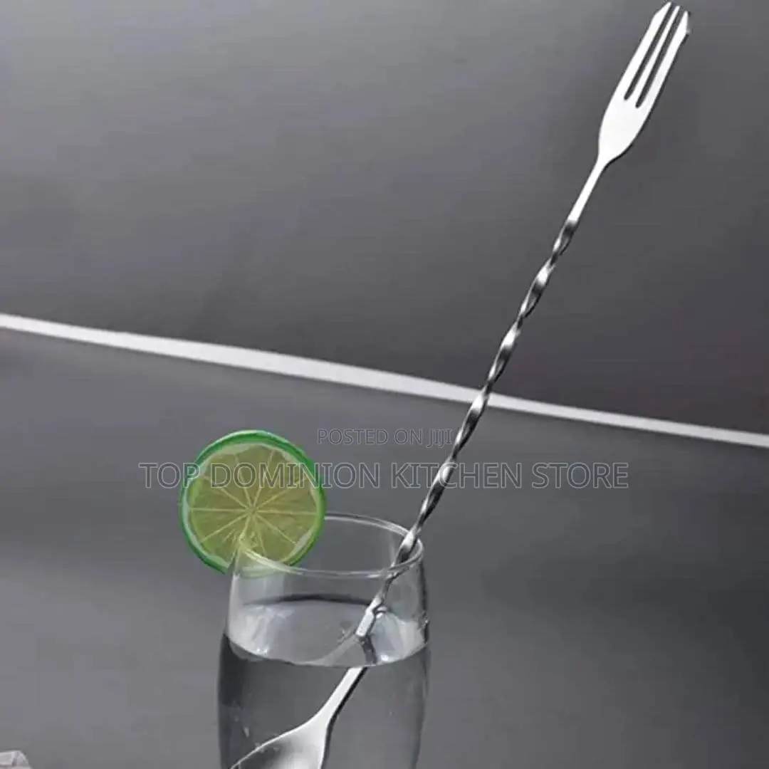 Stainless Steel Double Head Long Bar Spoon