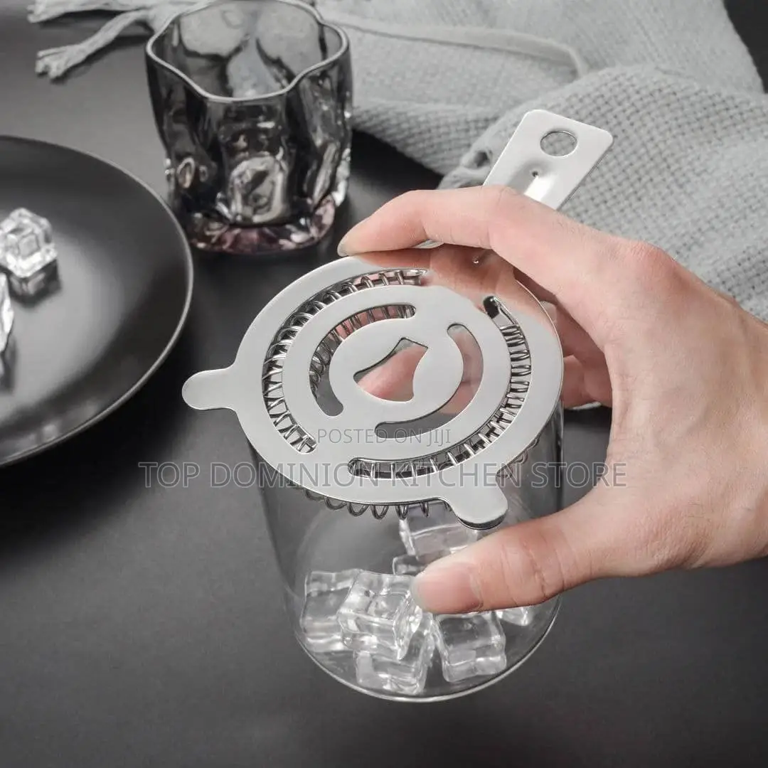 Stainless Steel Bar Ice Strainer for Shaker