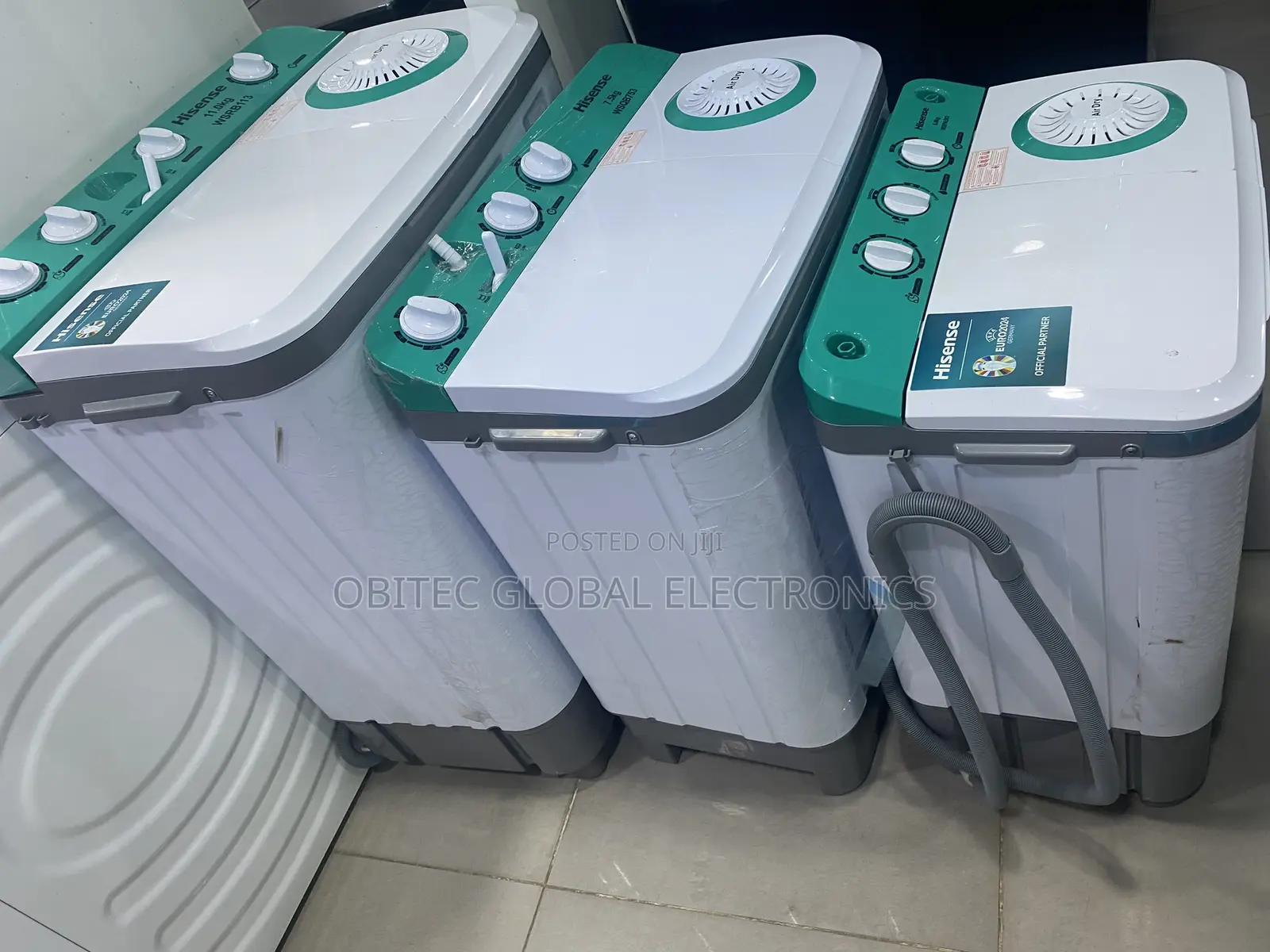 Hisense 5kg,7.5kg and 11kg
