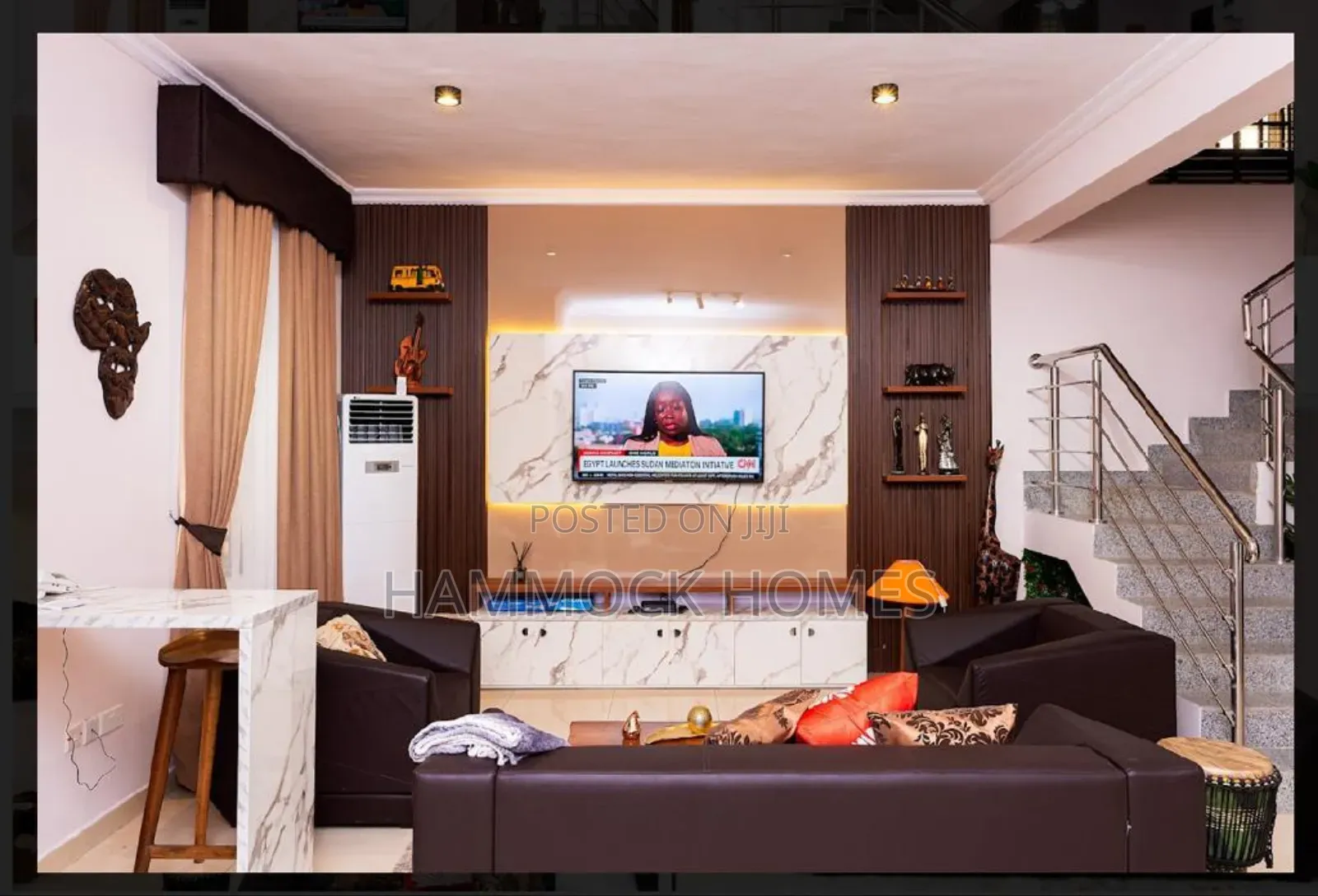 Furnished 6bdrm Duplex in Olive Court, Agodi for rent