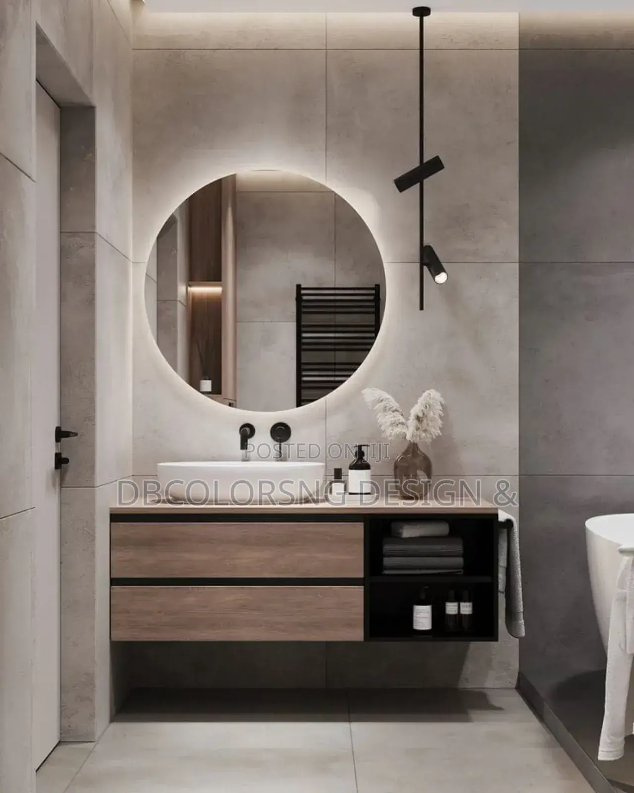 Premium Bathroom Decor With Modern Finishing in Lagos