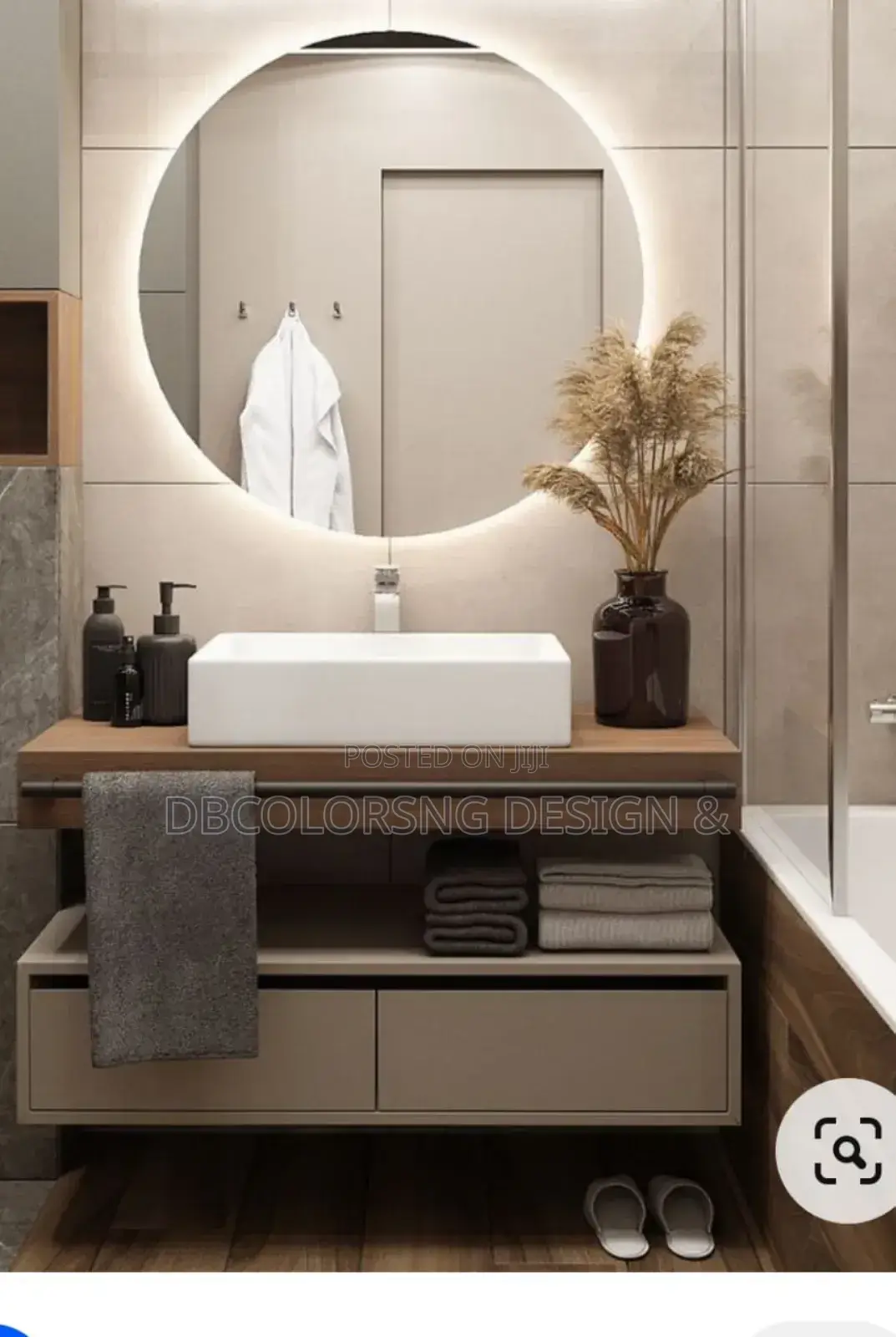 Premium Bathroom Decor With Modern Finishing in Lagos
