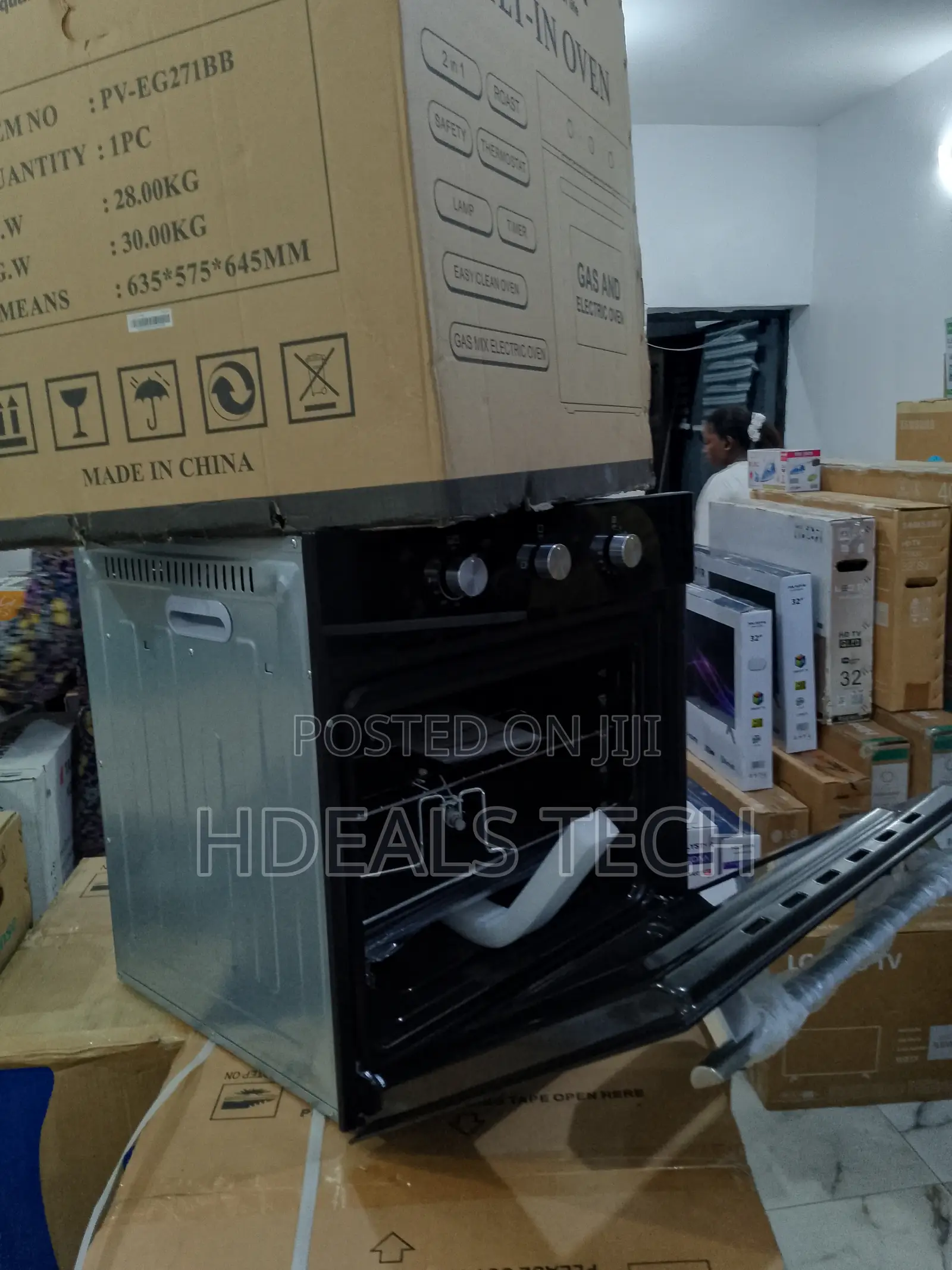 60x60 Polystar Gas/Electric Built-in Oven