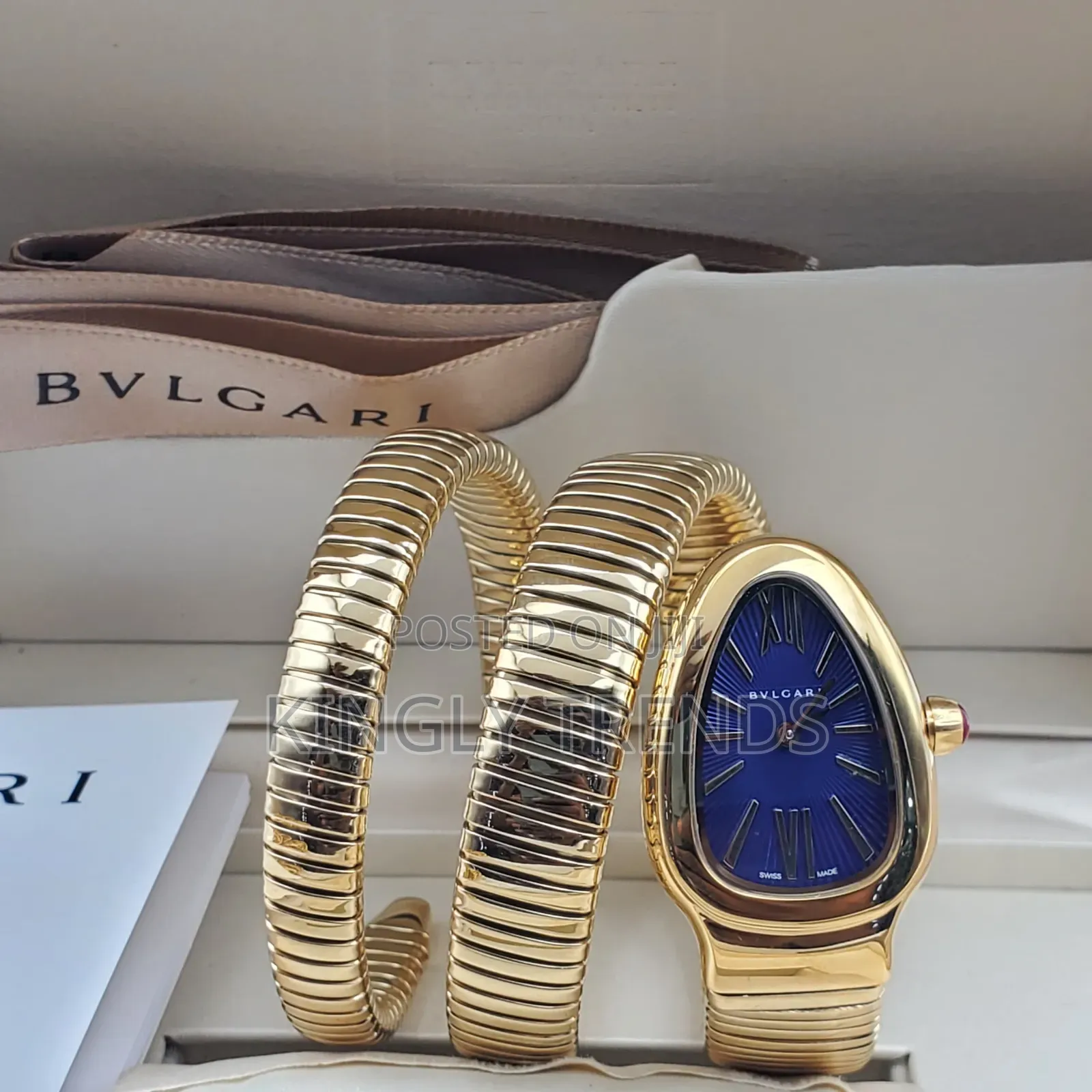 Luxury Female Bvlgari Chain
Wristwatch