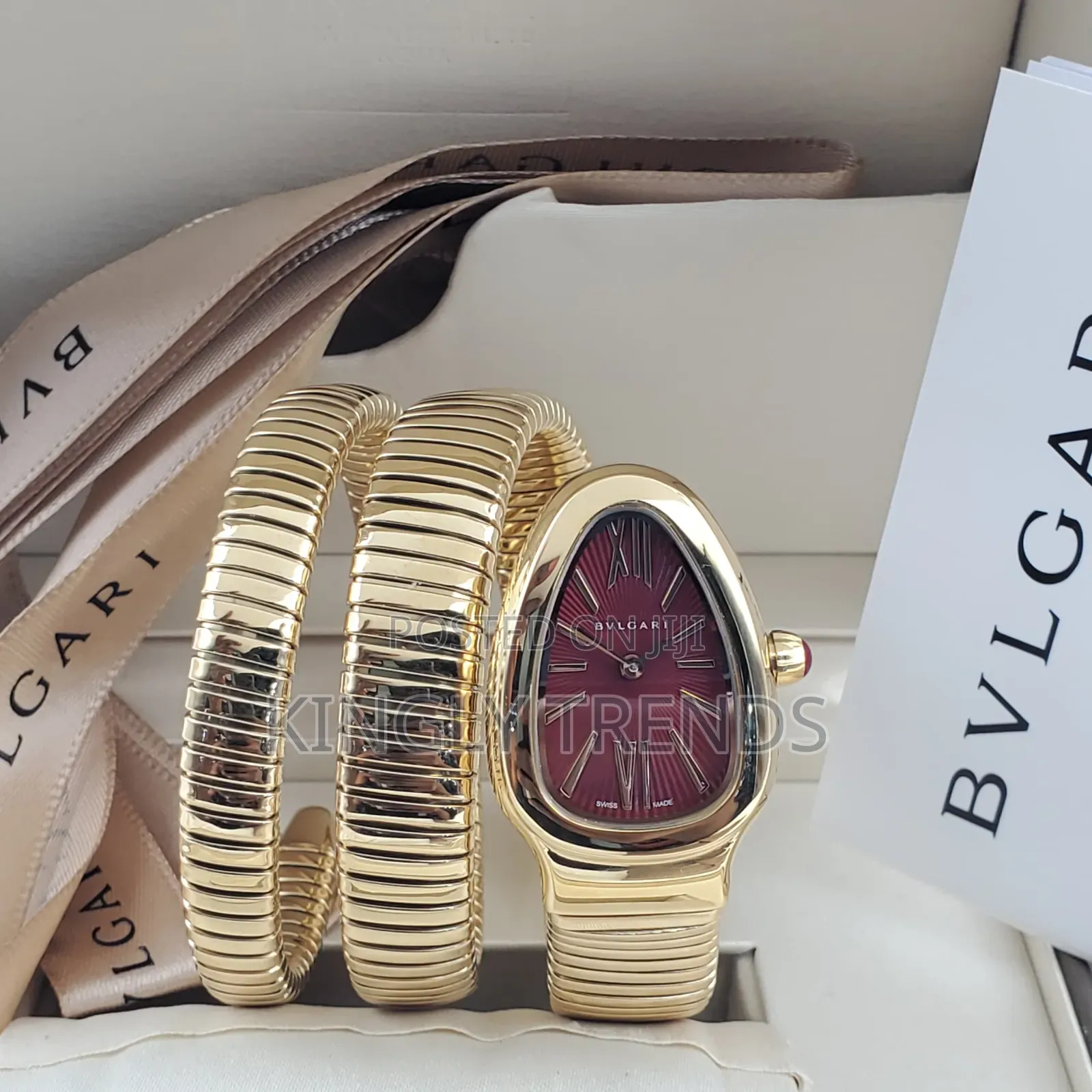 Luxury Female Bvlgari Chain
Wristwatch