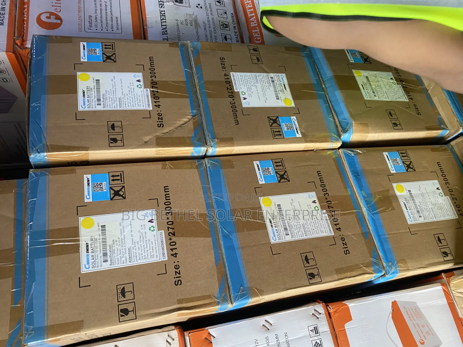 1.28kwh 12v 100ah Cworth Lithium Iorn Battery