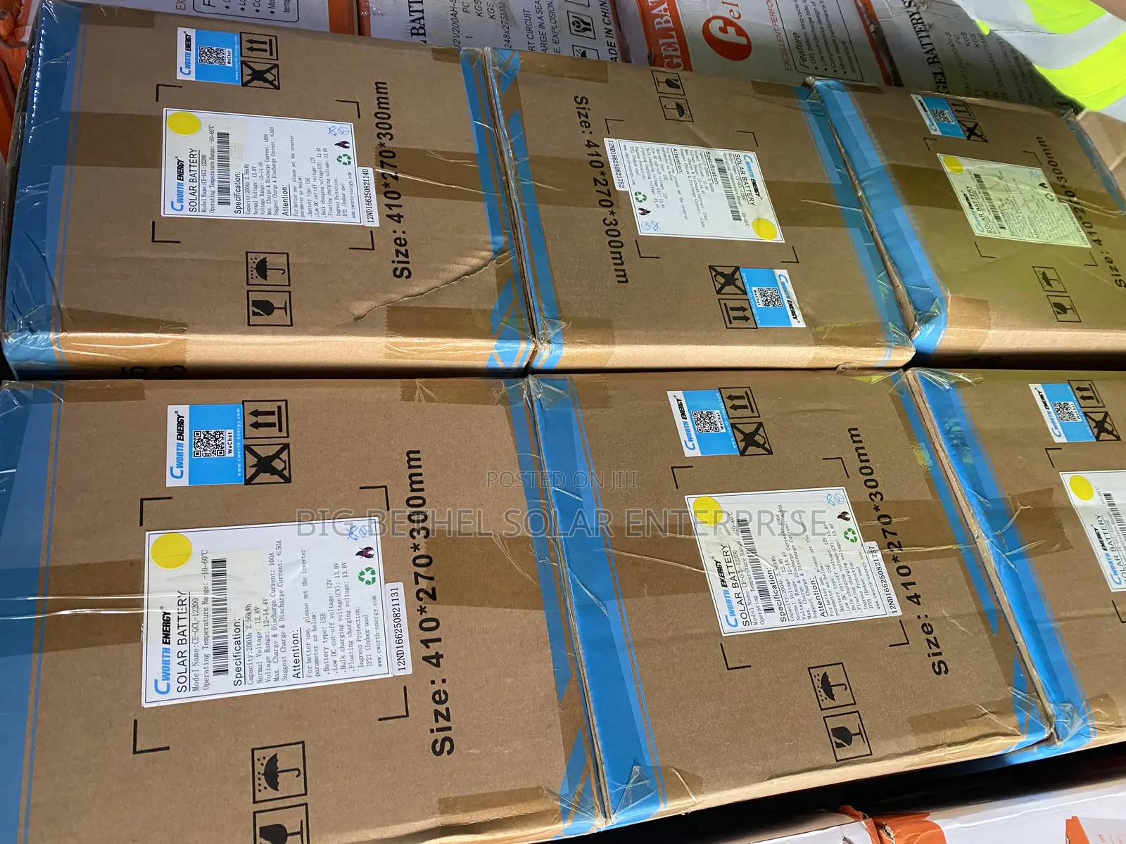 1.28kwh 12v 100ah Cworth Lithium Iorn Battery