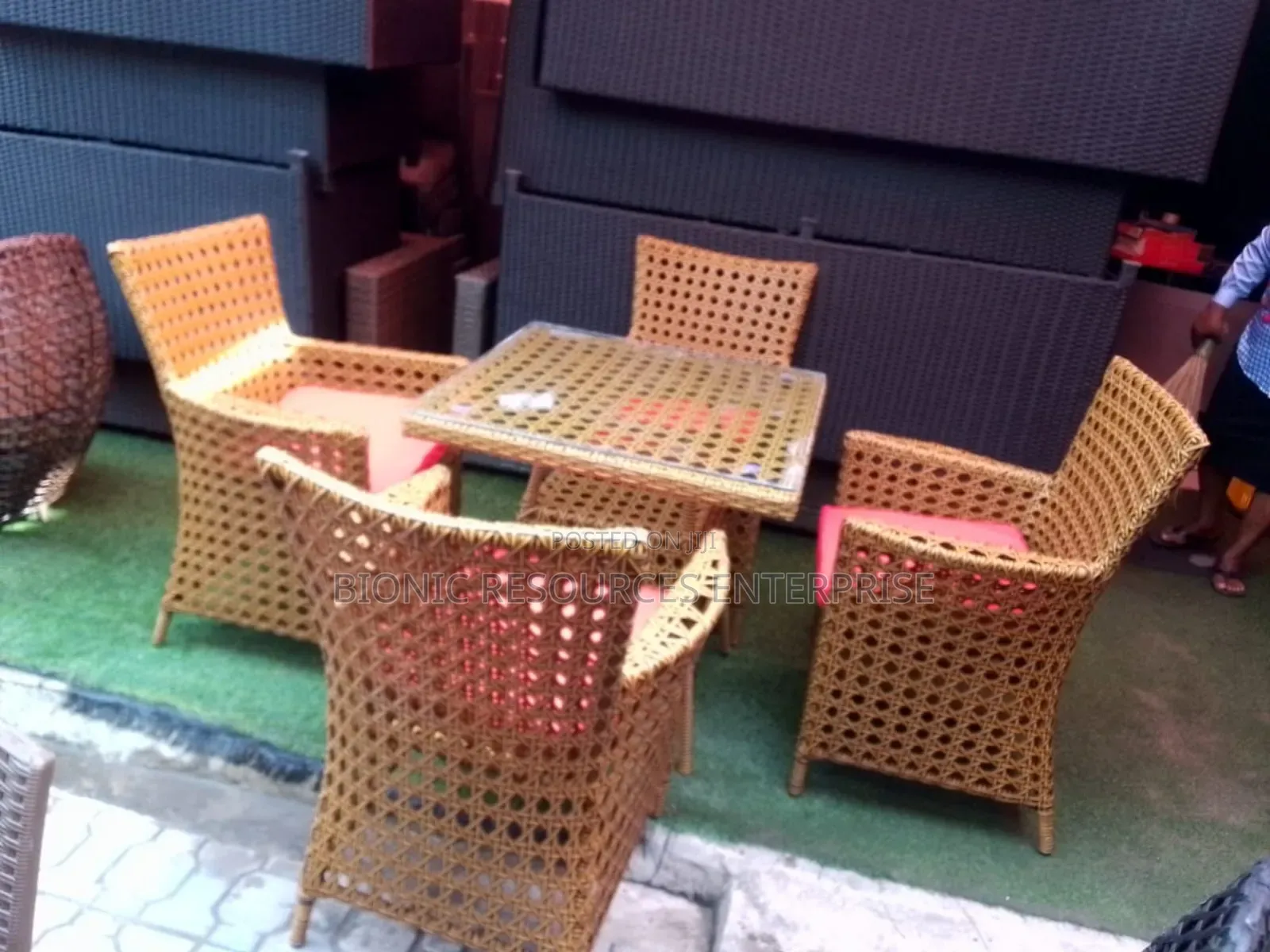 4 Seaters Rattan Outdoor Cushions