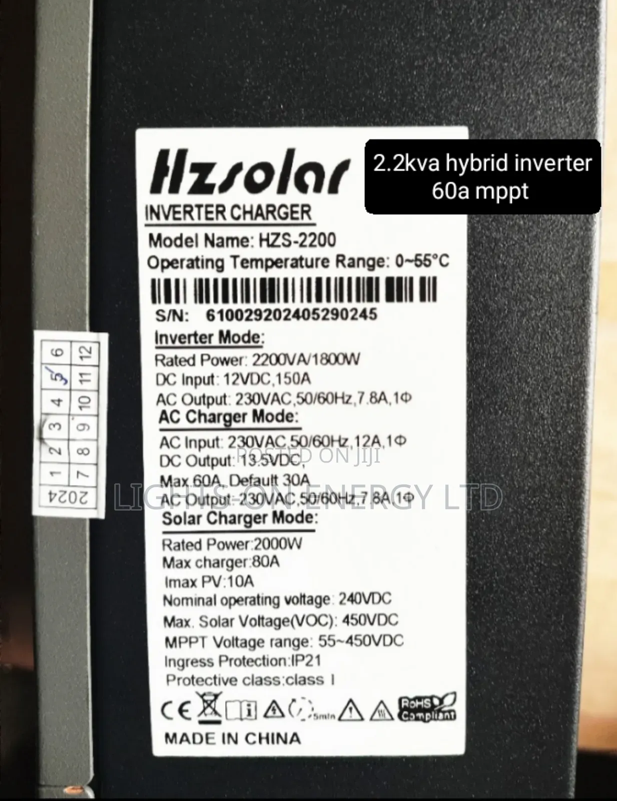 2.2kva Hybrid Inverter