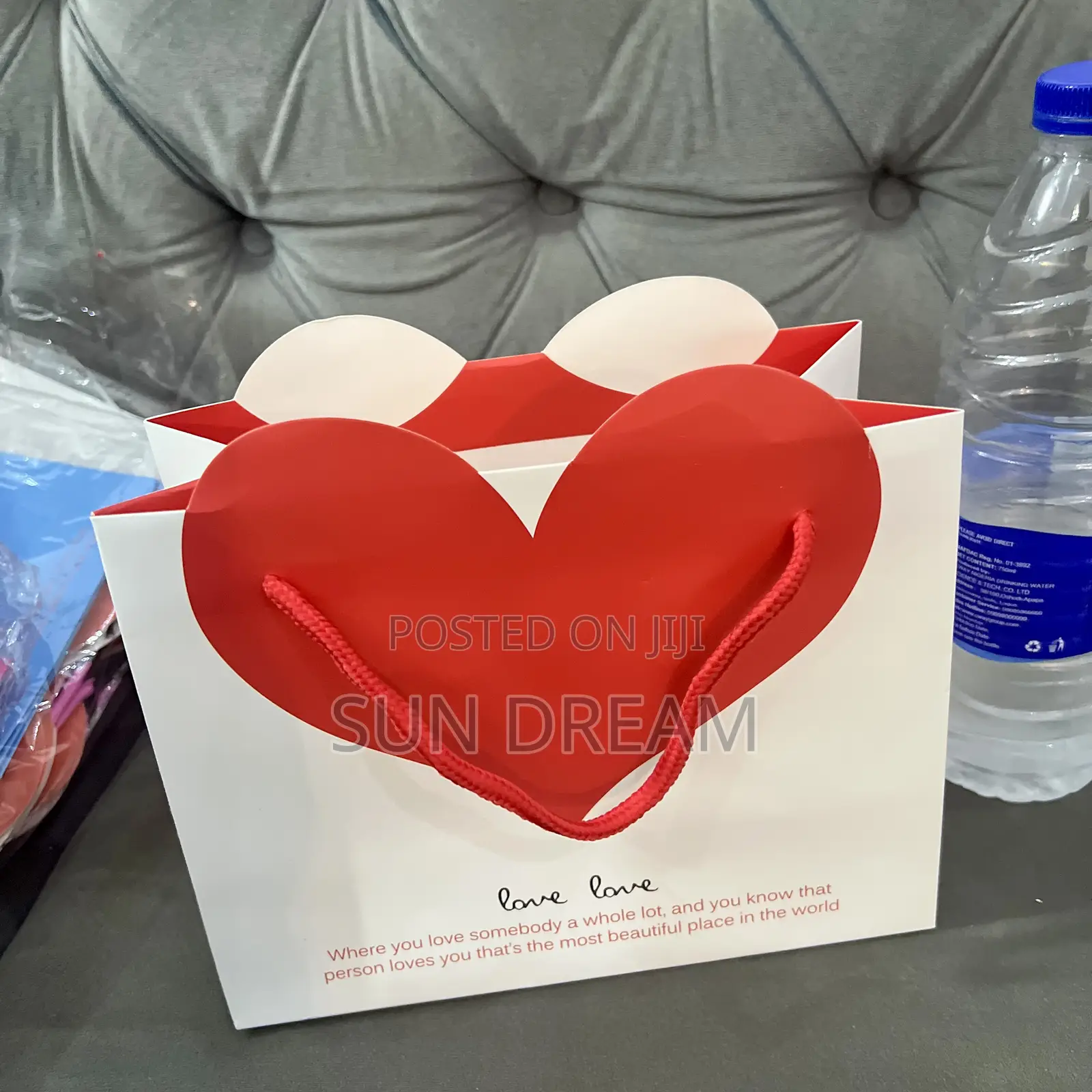 Heart Gift Bag Gift Box Paper Bag Small Size