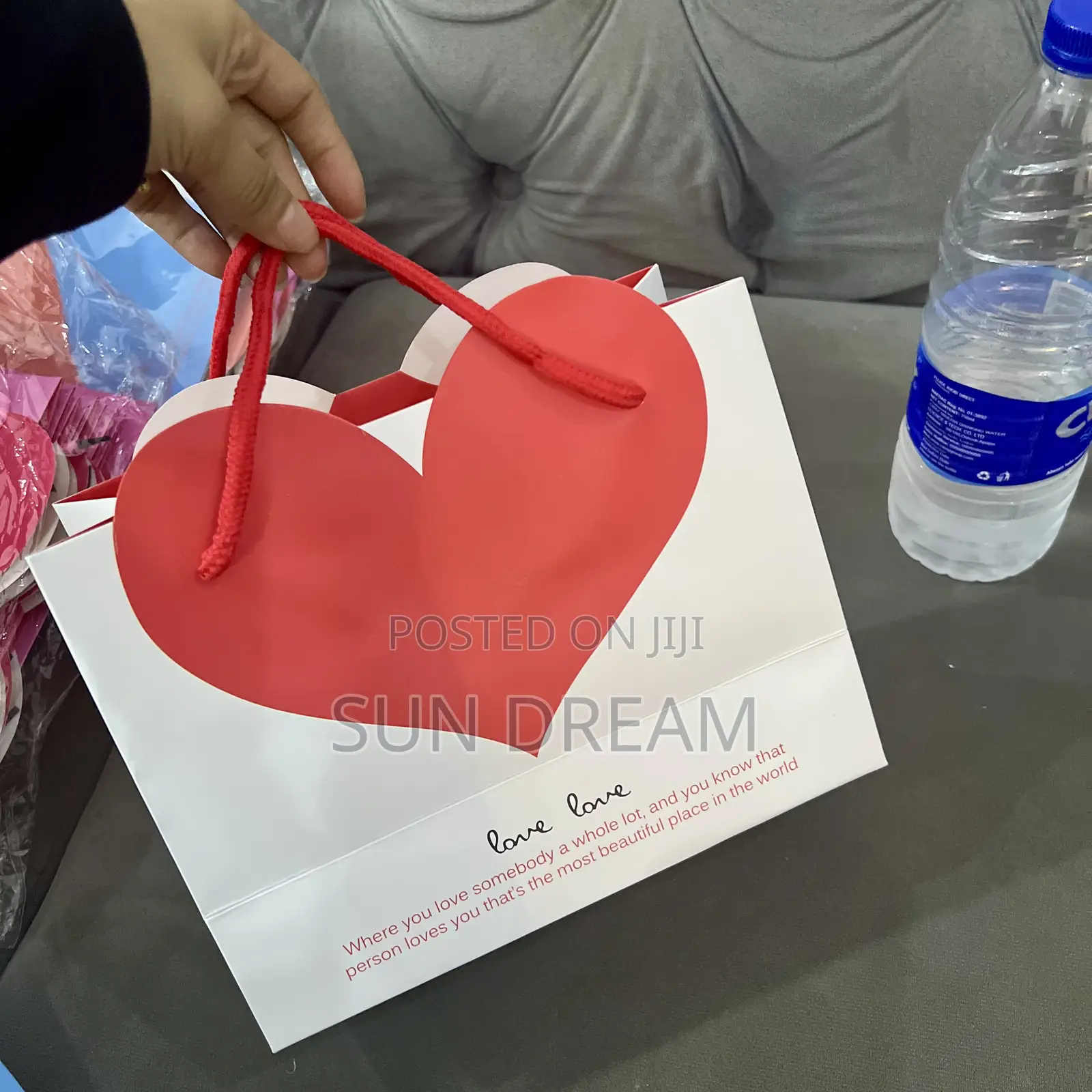 Heart Gift Bag Gift Box Paper Bag Small Size