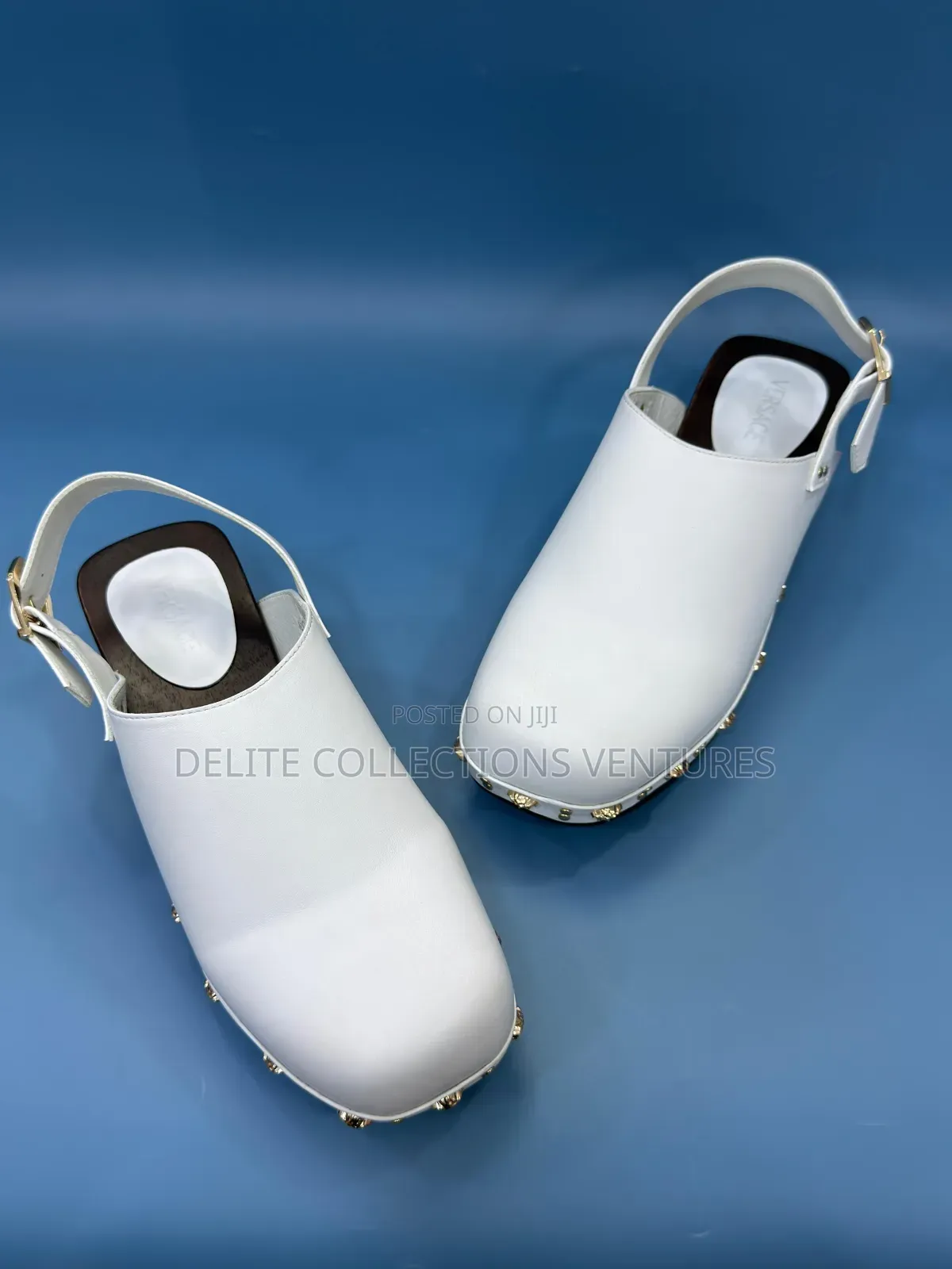Original Versace Wooden Clogs