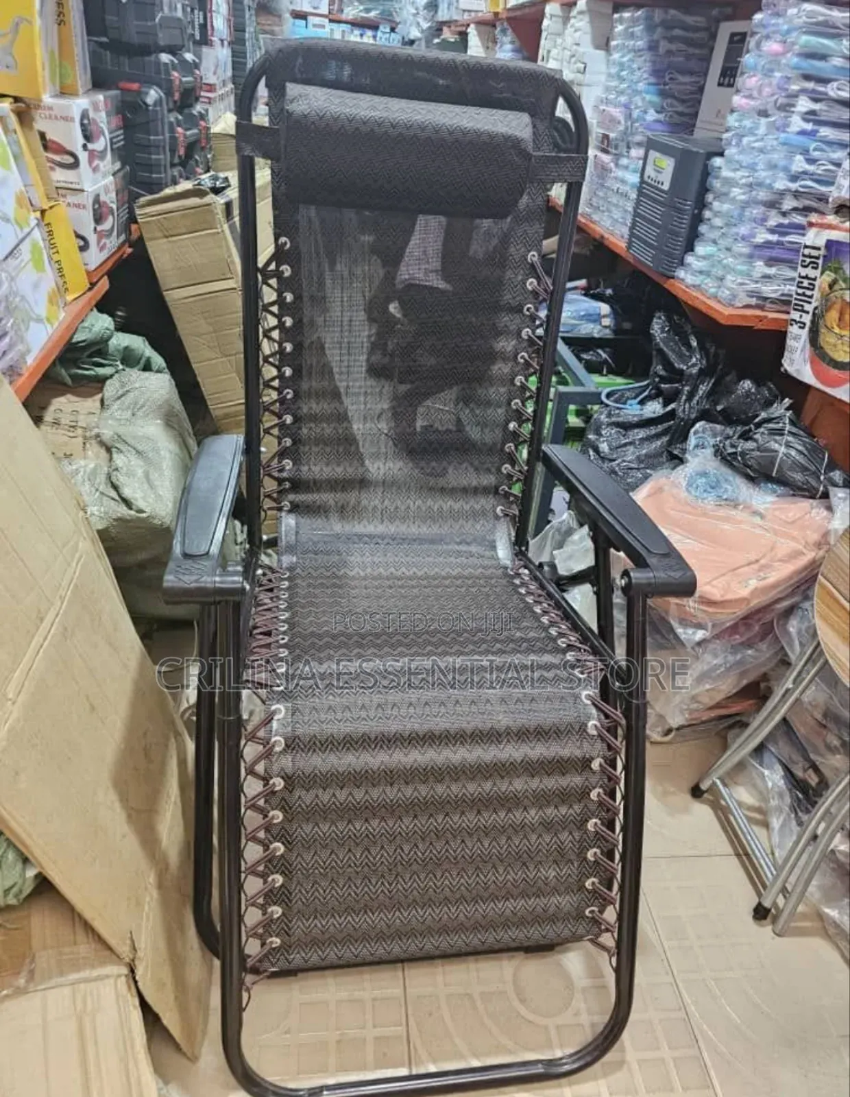 Foldable Lounge Recliner Relaxation Outdoor Camping Chair