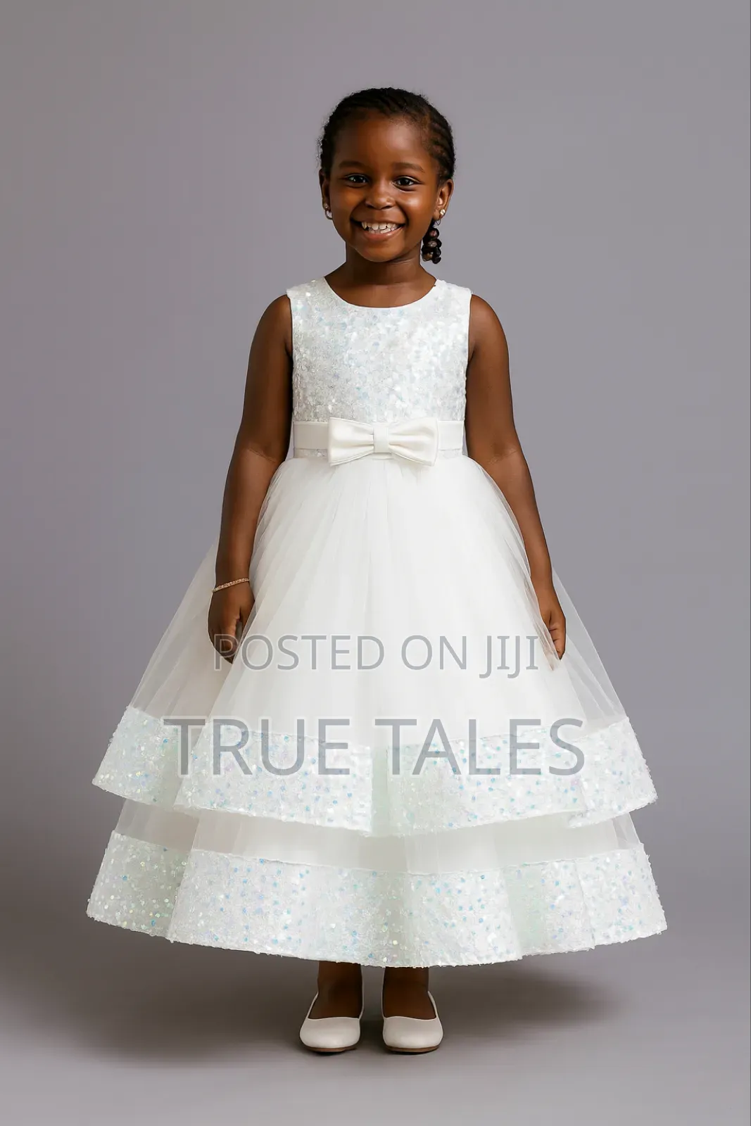 Girls Sequins Ballgown Cinderella Dresses Ages 4 To 11 Years
