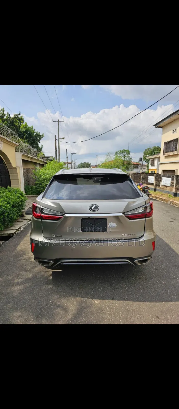 Lexus RX 350 F Sport AWD 2017 Gold