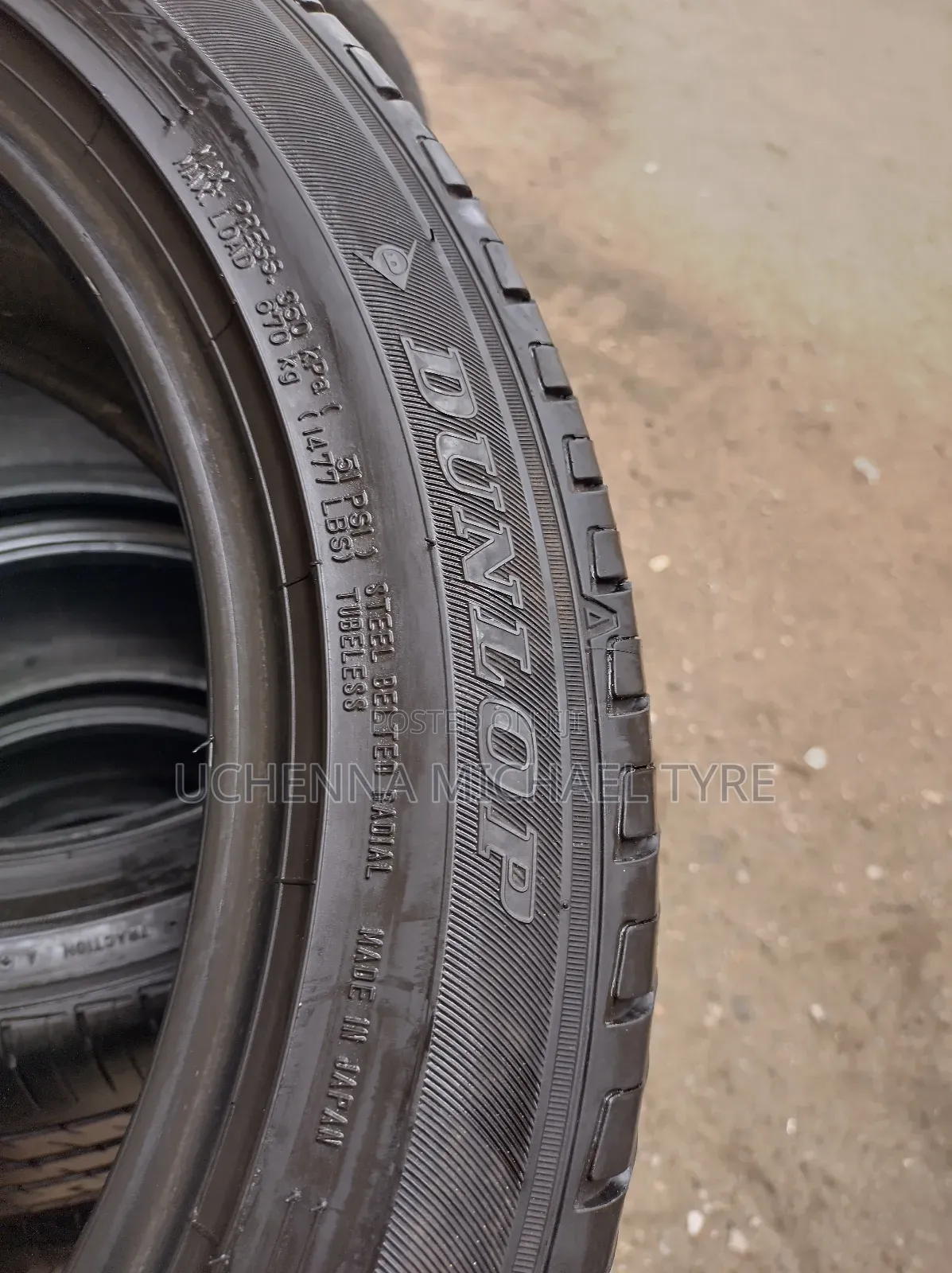 Original Japanese Used Dunlop Tyre