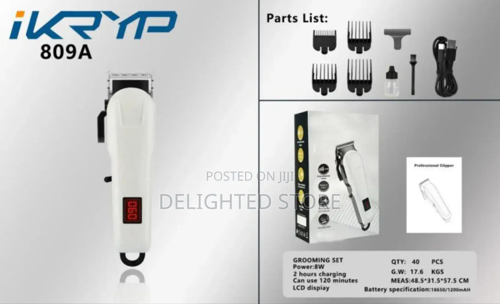 Original Rechargeable Hair Trimmer Clipper