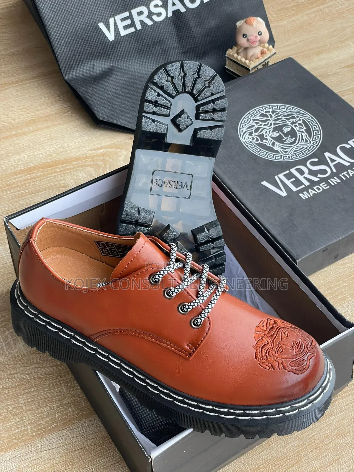 Dr Martin Shoe With Versace Logo