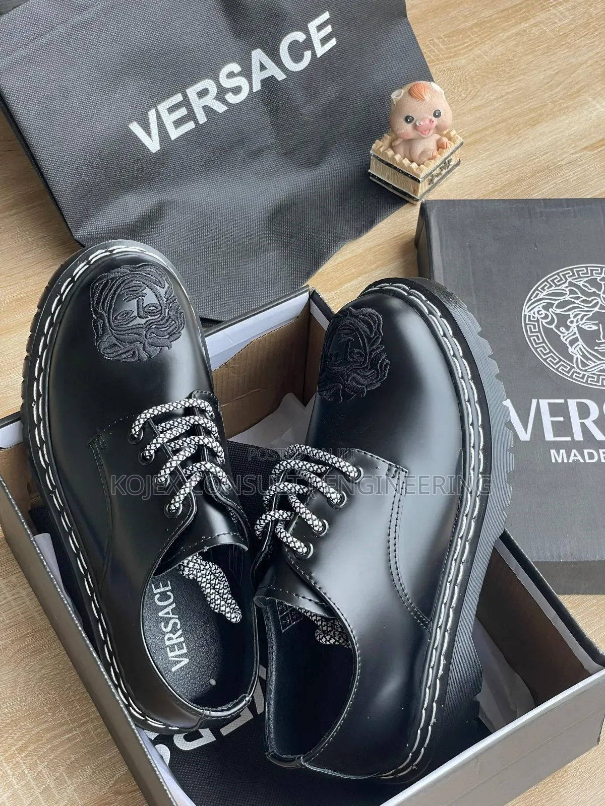 Dr Martin Shoe With Versace Logo