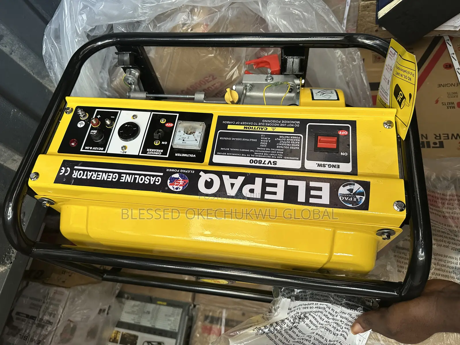 4.5kva Original Elepaq Generator 100%Copper