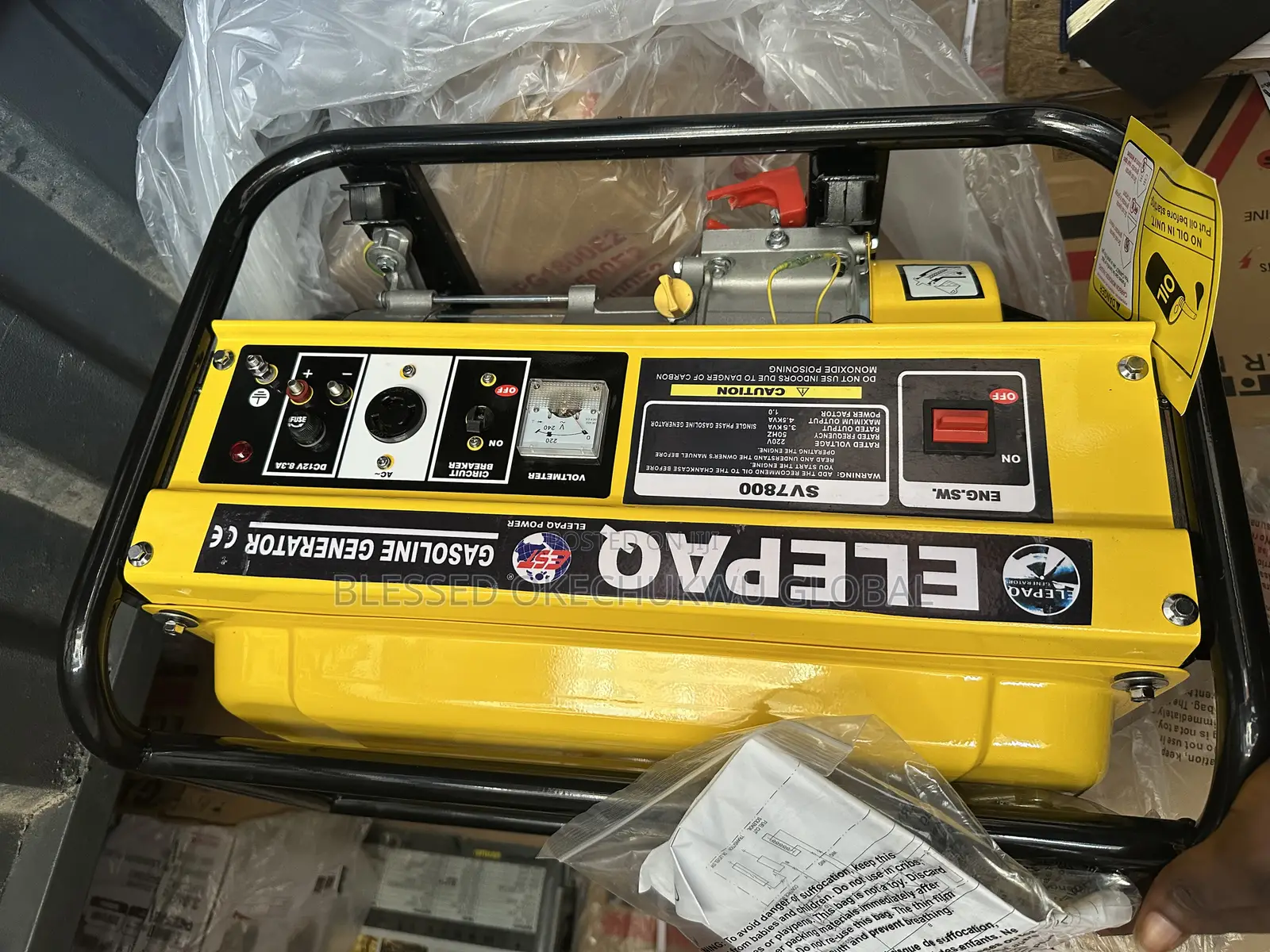 4.5kva Original Elepaq Generator 100%Copper
