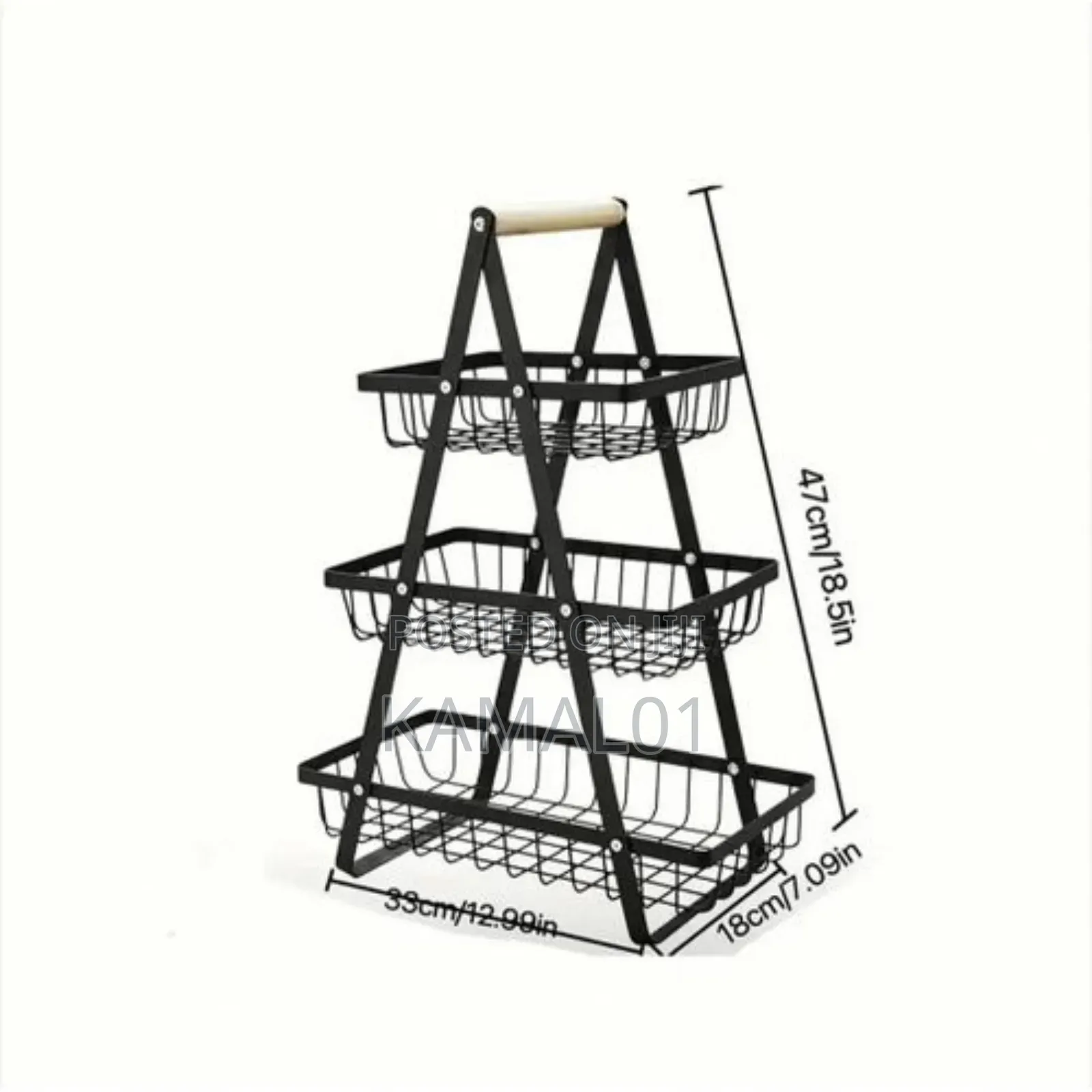 3 Layers Fruit Rack 1pcs