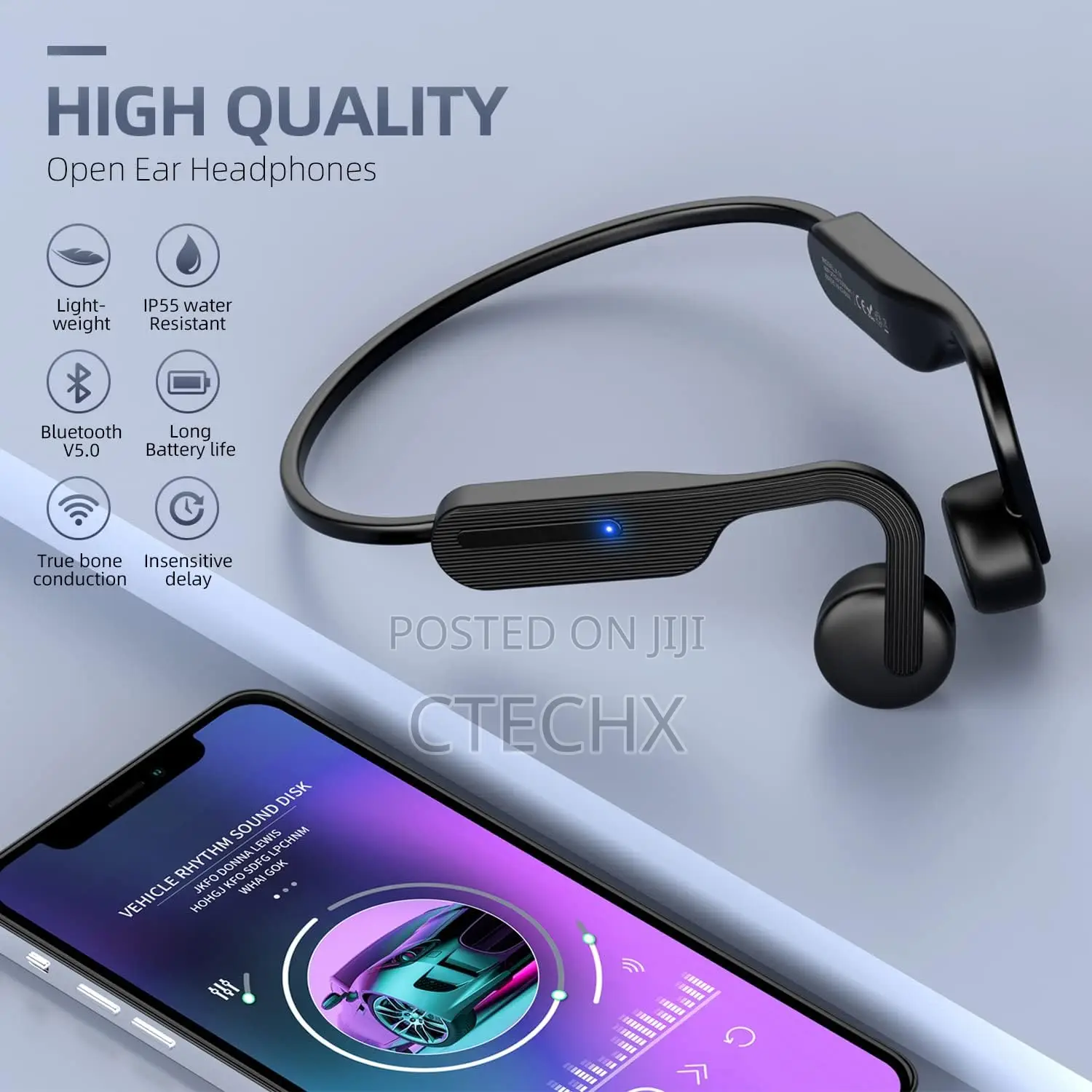 Bone Conduction Headphones Open Ear Headphones Bluetooth 5.0