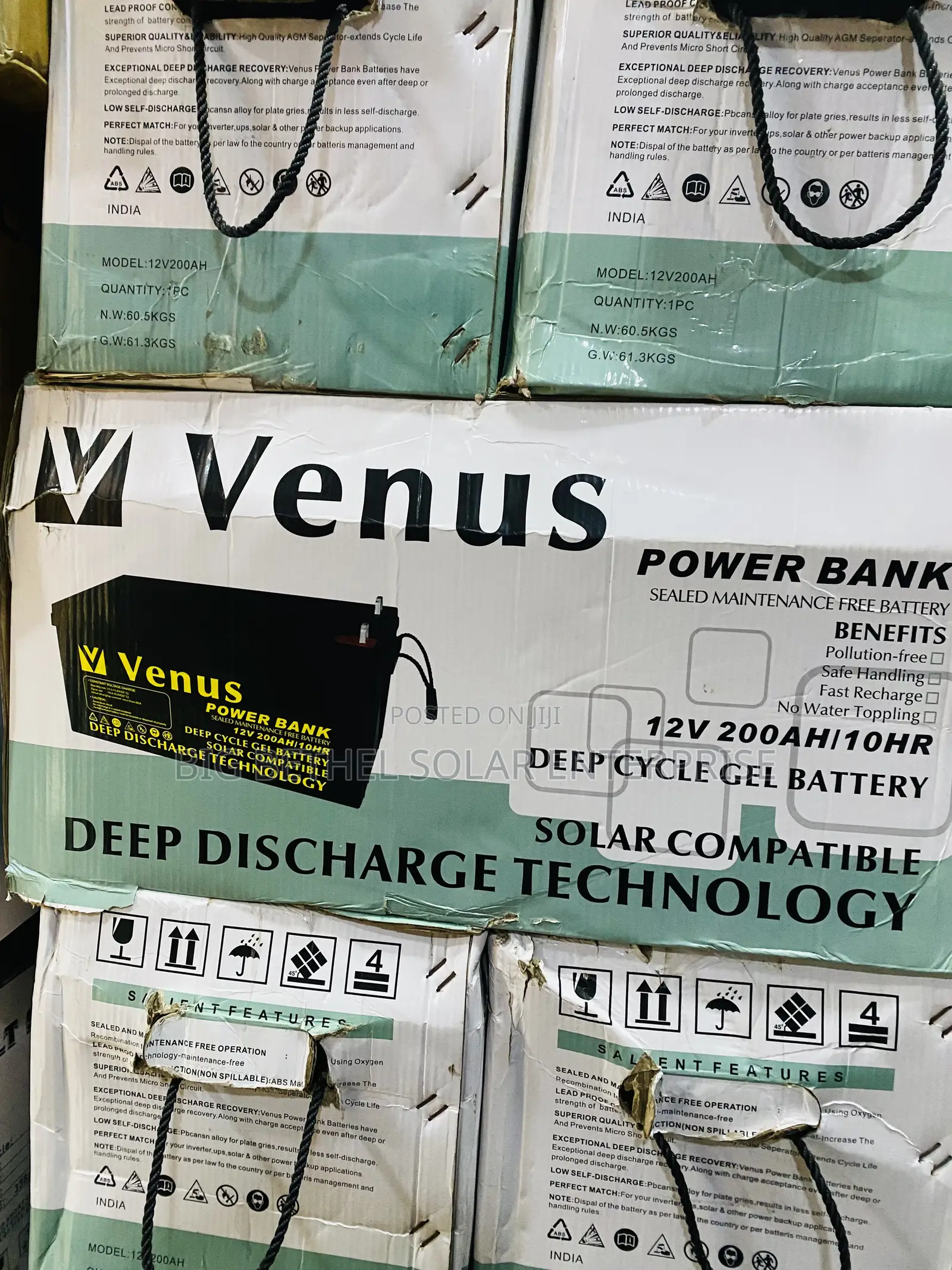 200ah 12v Venus Indian Dry Cell Battery