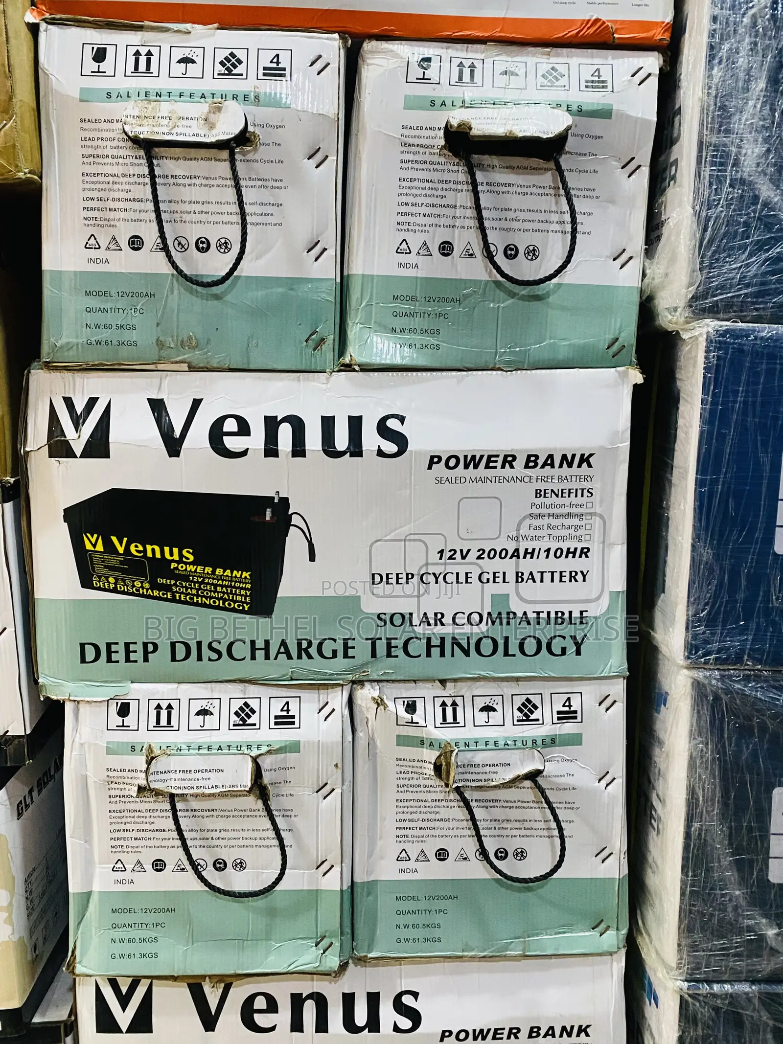 200ah 12v Venus Indian Dry Cell Battery