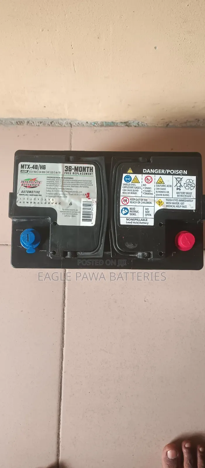 Interstate Agm Battery 70ah