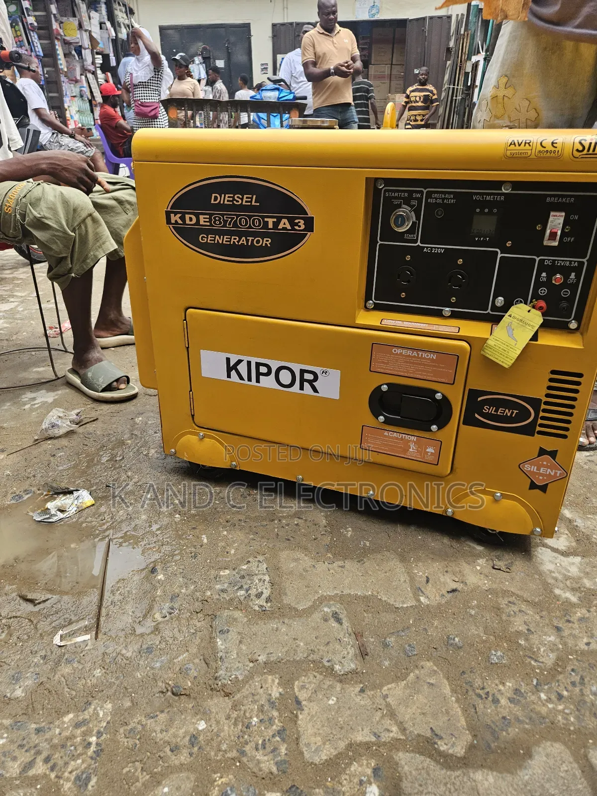 Kipor 10kva Diesel Soundproof Generator 100%Copper Wire