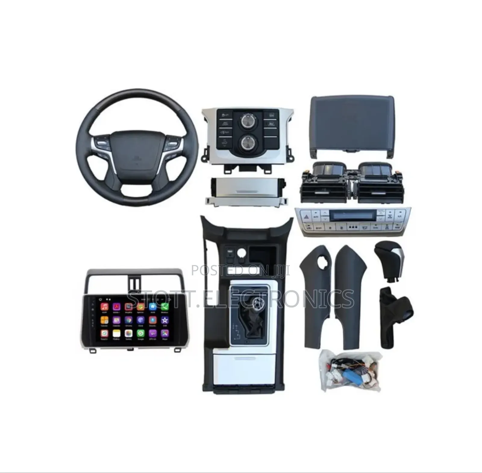 Toyota Prado Interior Upgrade Console With Android