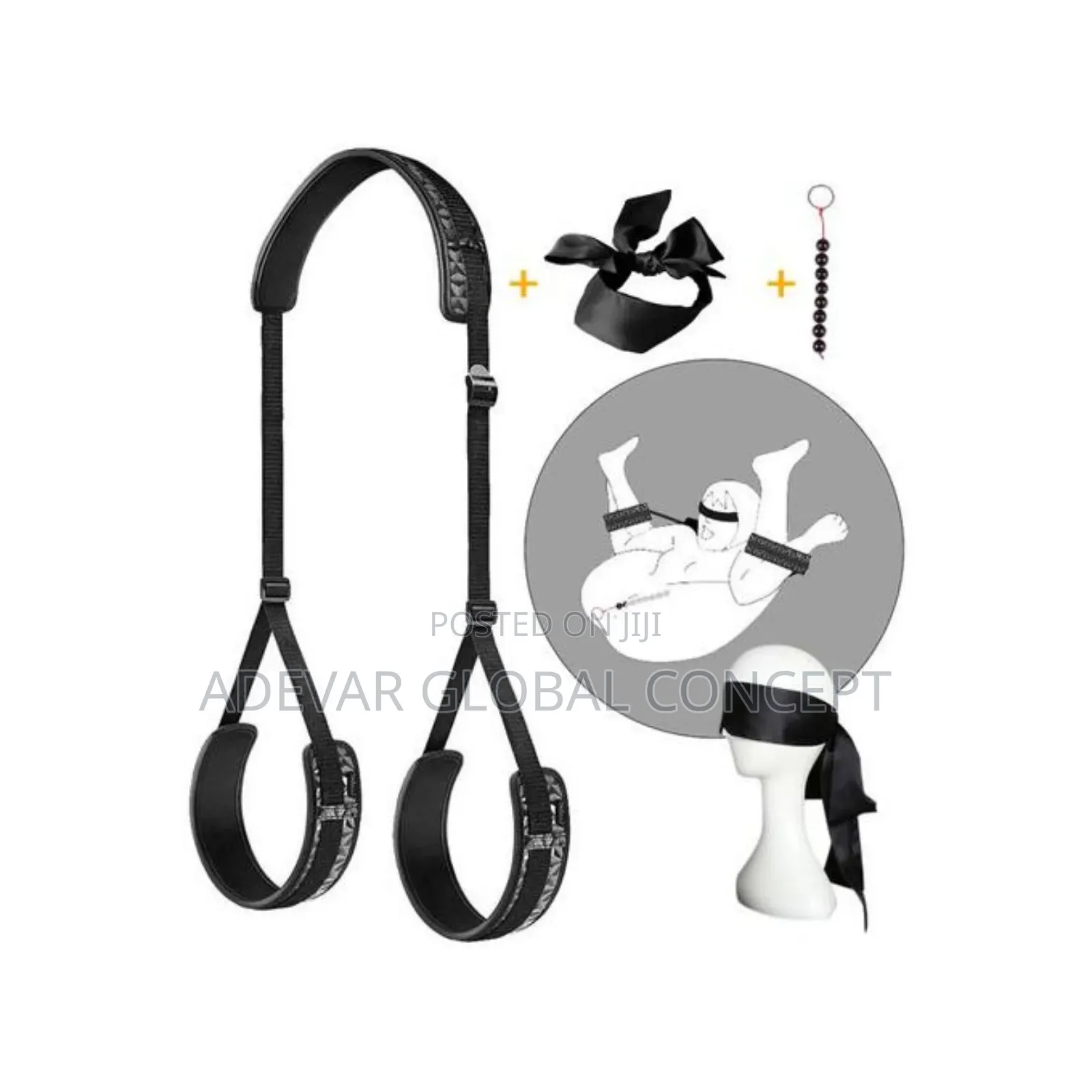 3pcs BDSM Ankle Beaded Butt Plugs Sex Toy for Women