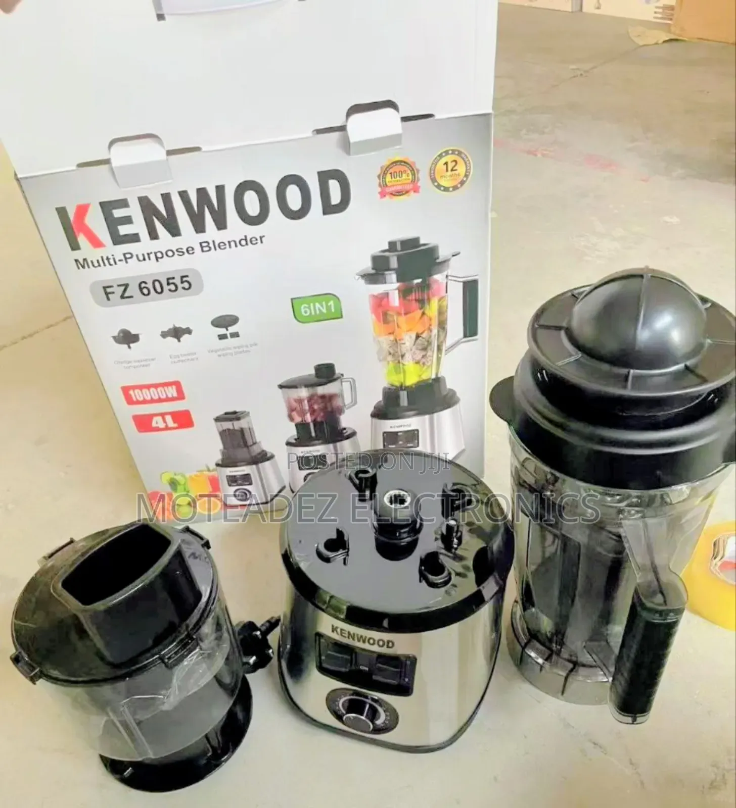 Kenwood 10,000w 4l Heavy Duty Copper Commercial Blender/Juicer/Grinder