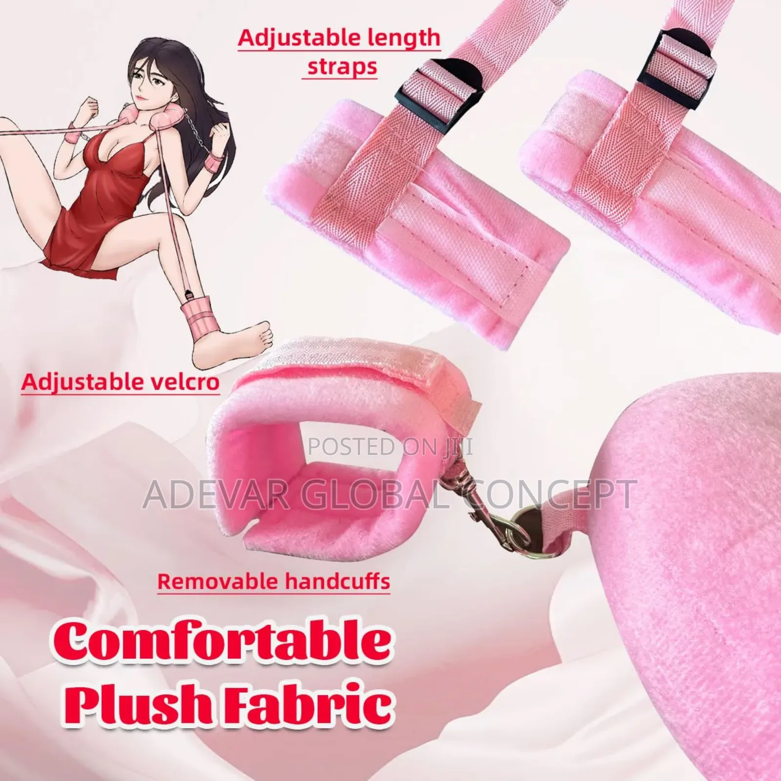 Open Leg With Pillow Pad Hand Bondage BDSM Kits Women Adult Toys