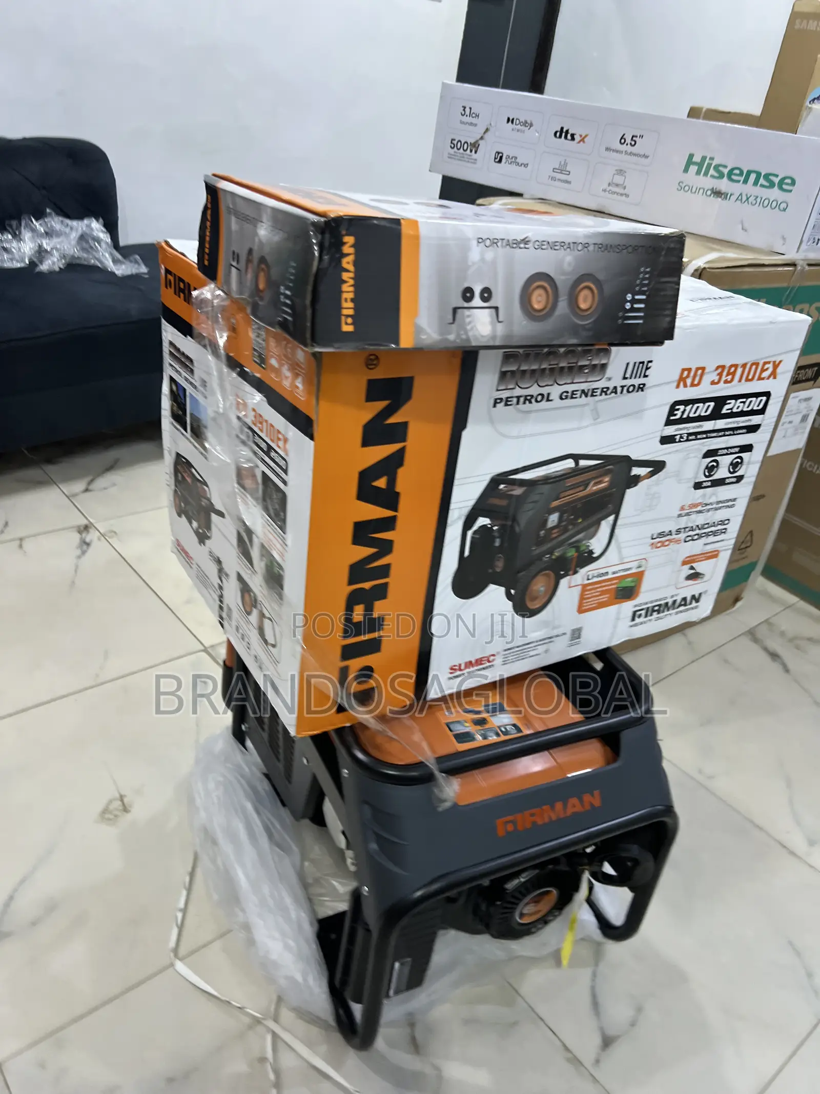 Quiet Running Firman 2.8kva Rd3910ex Key Start Generator