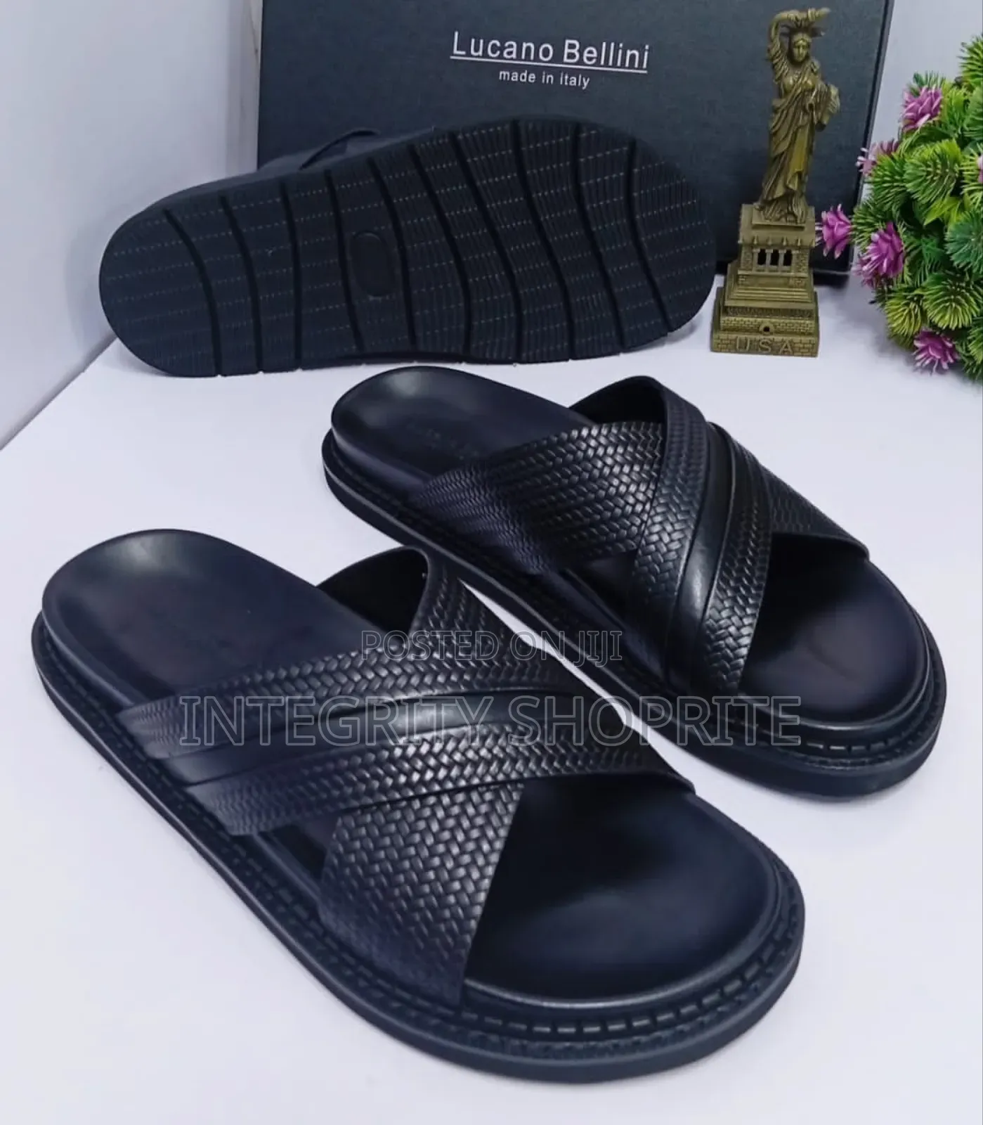 Lucano Bellini Italian Leather Slippers