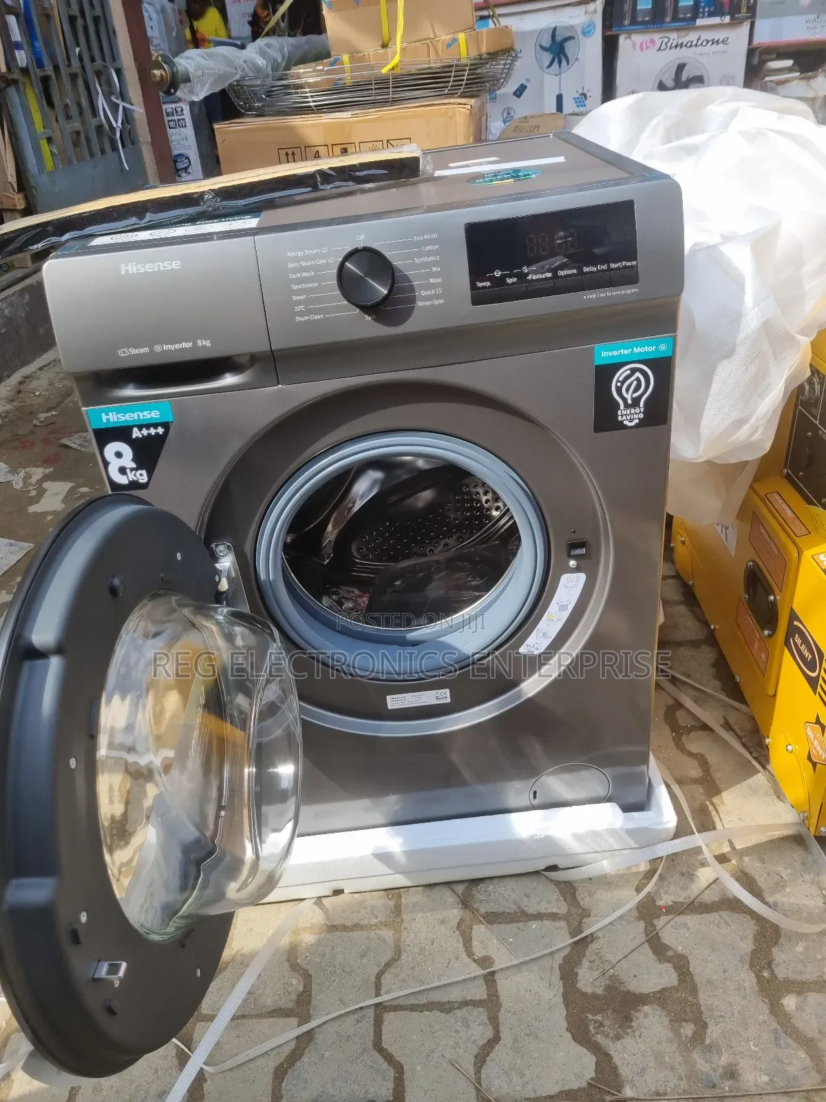 8kg Hisense Wash and Spin Washing Machine