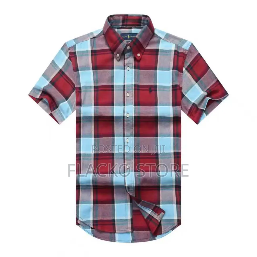 Original Polo Ralph Lauren Checkered Short Sleeve Shirts