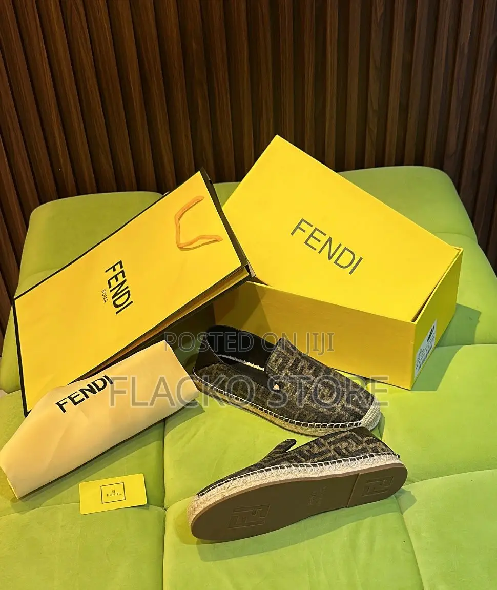 Original Fendi Espadrilles Classic Shoes