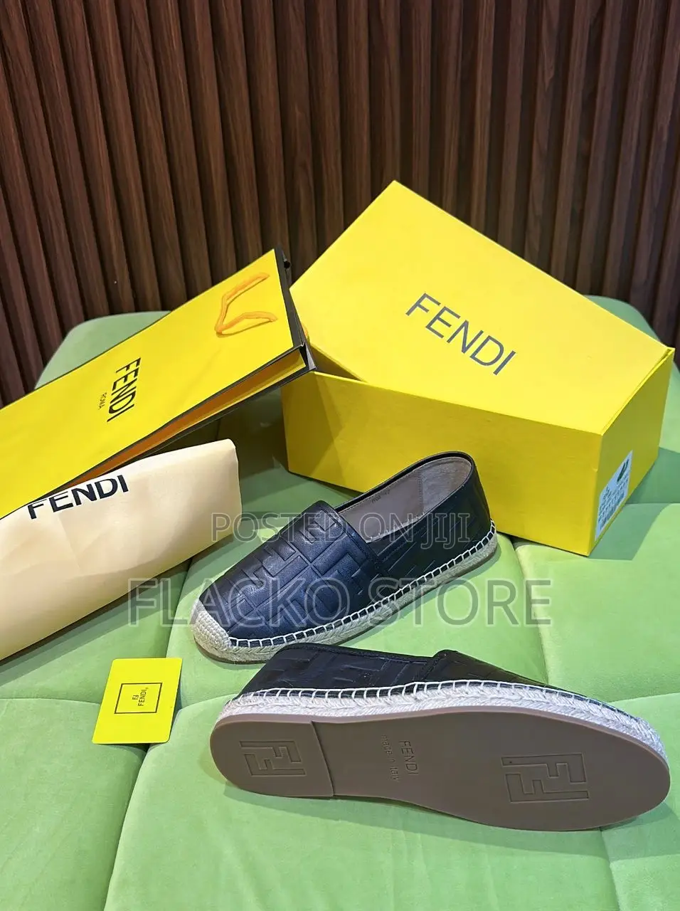 Original Fendi Espadrilles Classic Shoes