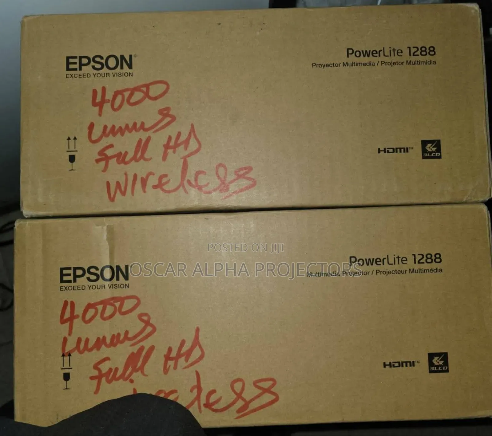 Epson Eb-W52 4000 Lumens Wireless