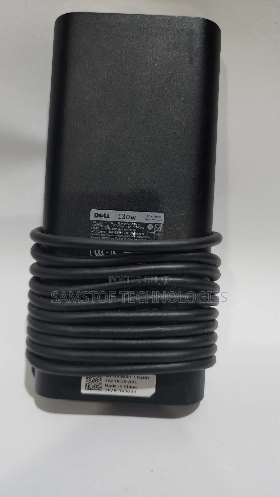 Dell Pin Mouth Follow Come 130w Laptop Power Adapter Charger.
